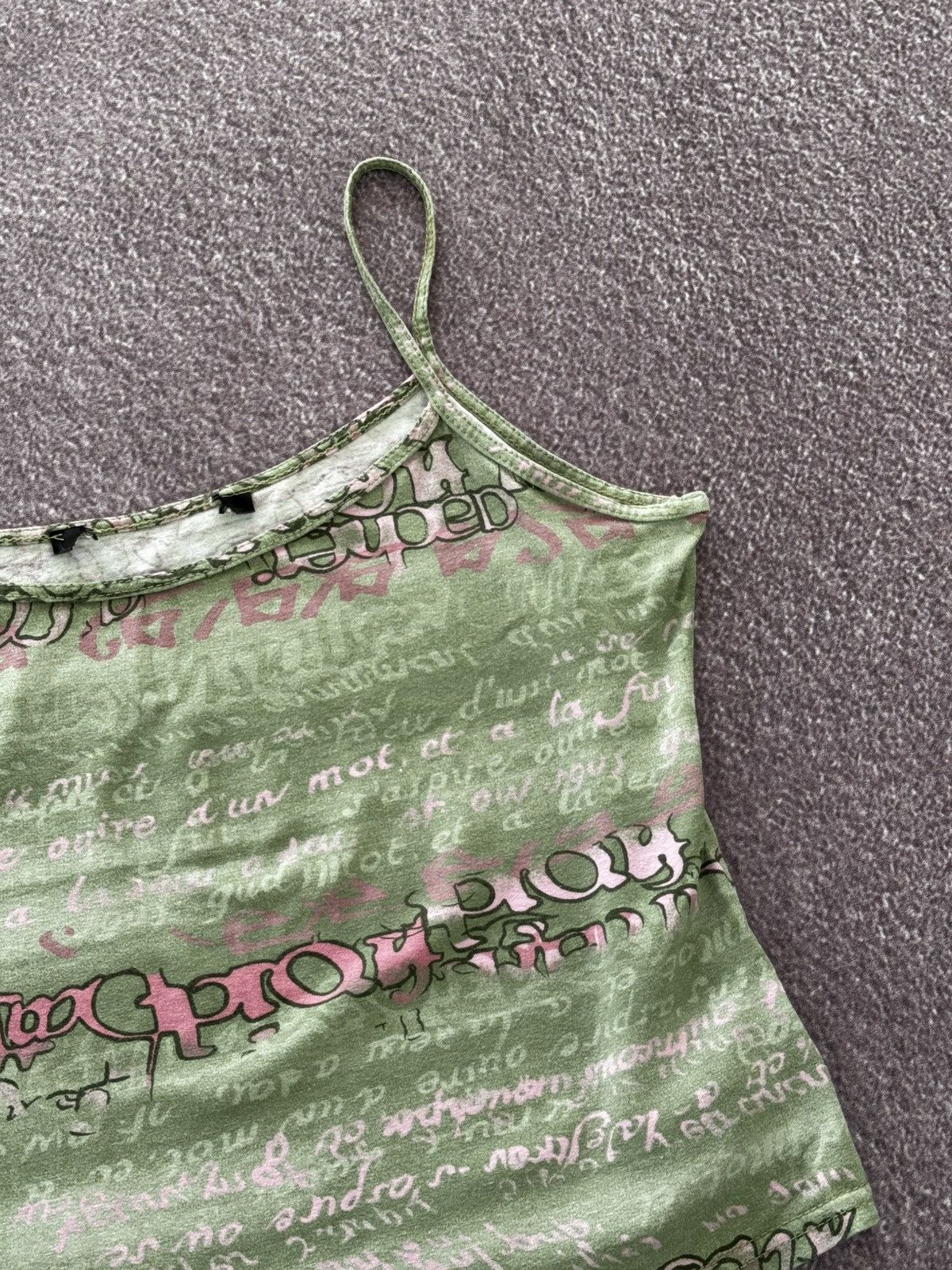 Hysteric Glamour Y2K Japan Vibe Techno Rave Grunge Crop Top Size S / US 4 / IT 40 - 6 Thumbnail