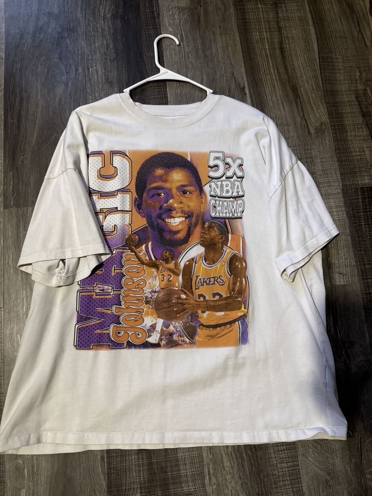 Other Magic Johnson Tee Shirt Vintage Style Size US XL / EU 56 / 4 - 1 Thumbnail