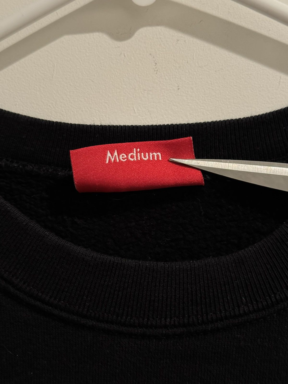 Supreme Supreme Logo Rib Stripe Team 94 Crewneck Mens Size Medium Size US M / EU 48-50 / 2 - 5 Thumbnail