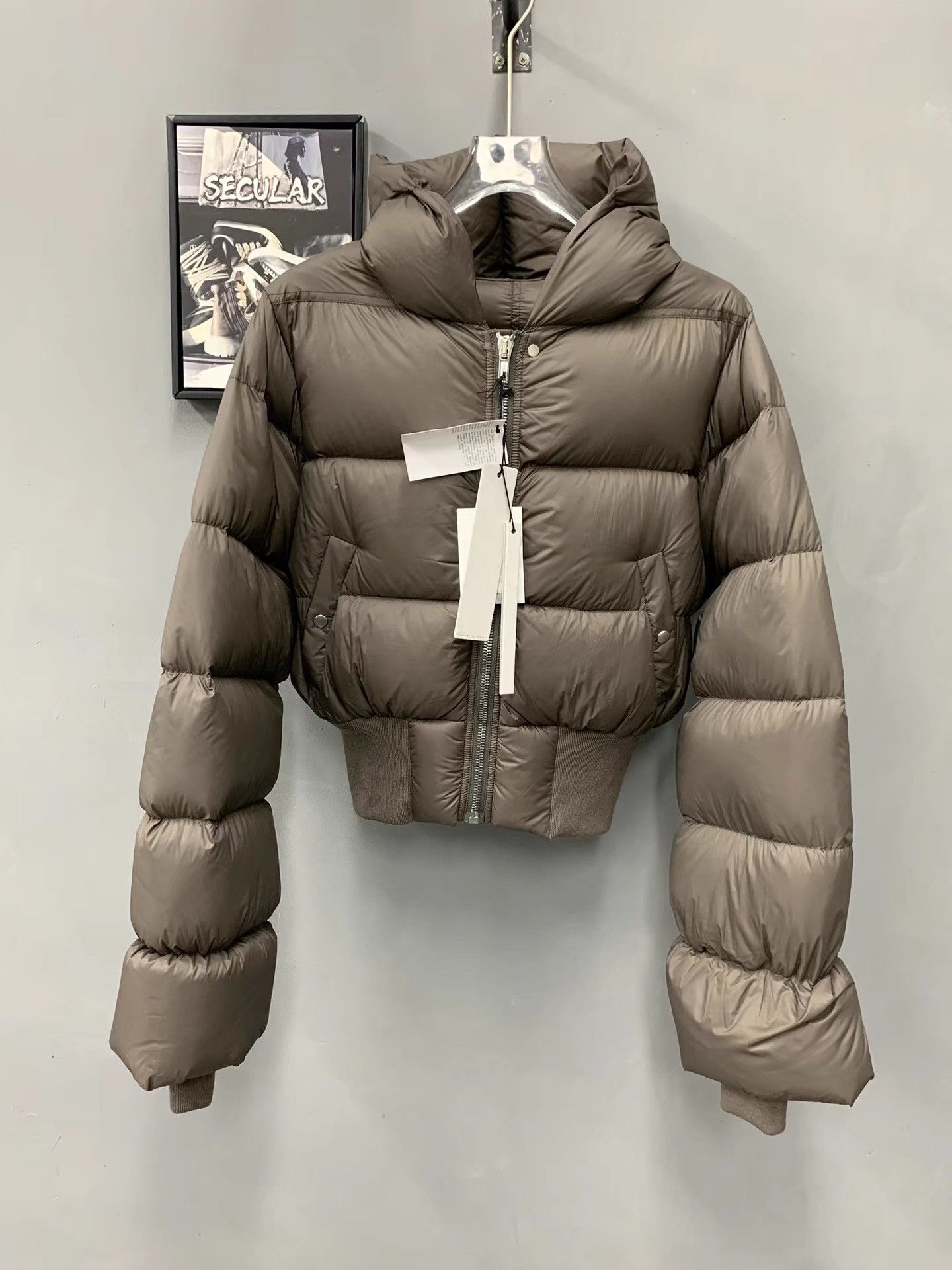 Rick Owens Rick Owens 25FW Hooded Down Jacket K34 Size M / US 6-8 / IT 42-44 - 1 Thumbnail