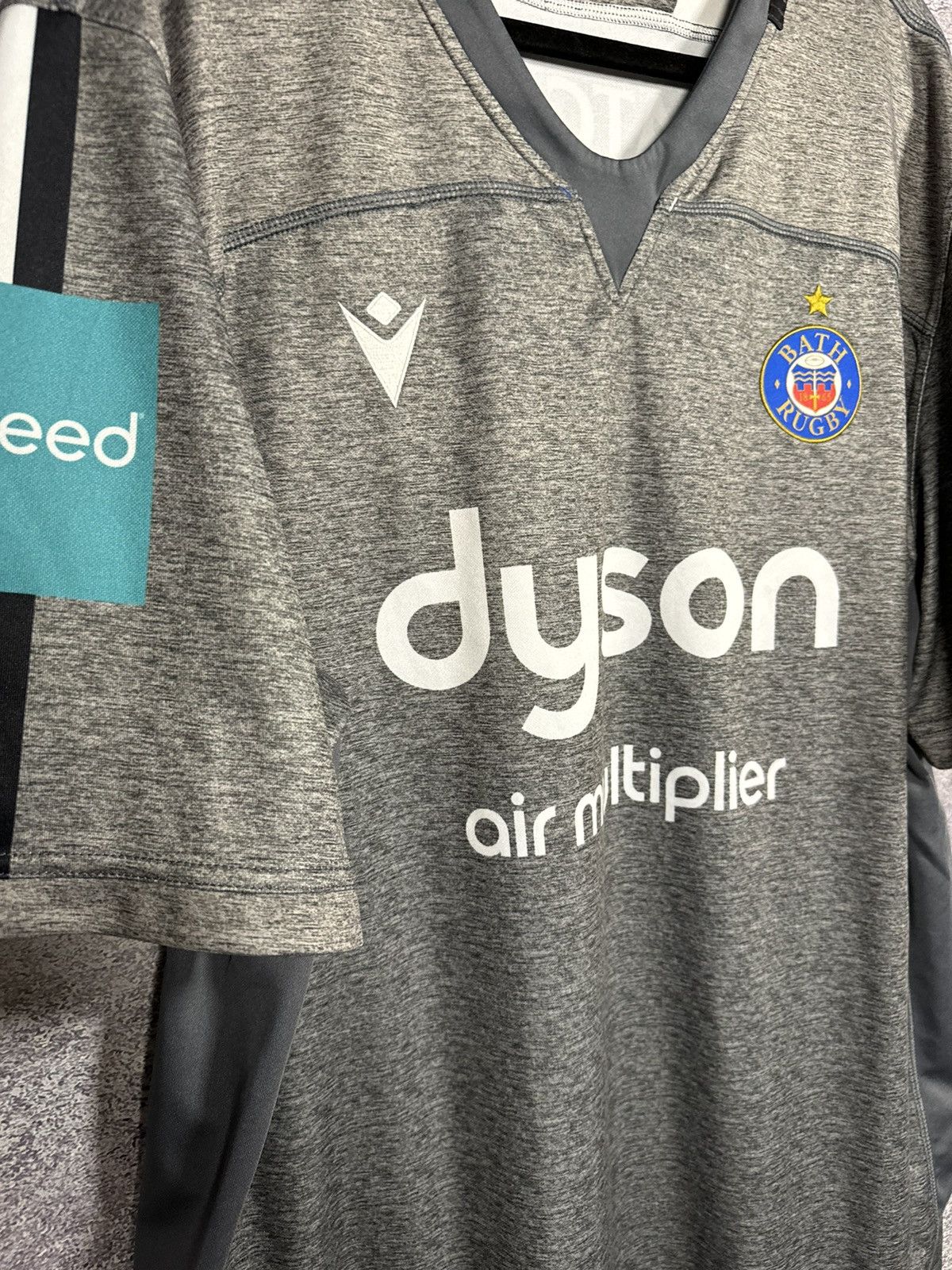 Macron Bath Rugby Union Away Shirt 2022/23 Macron 5XL size Jersey Size US XXL / EU 58 / 5 - 7 Thumbnail