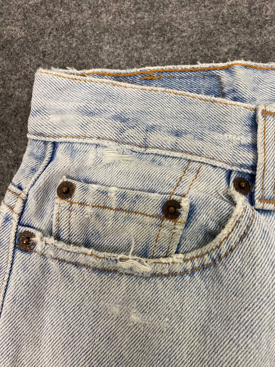 Levi's vintage levis 505 low rise distressed denim Size US 29 - 12 Thumbnail