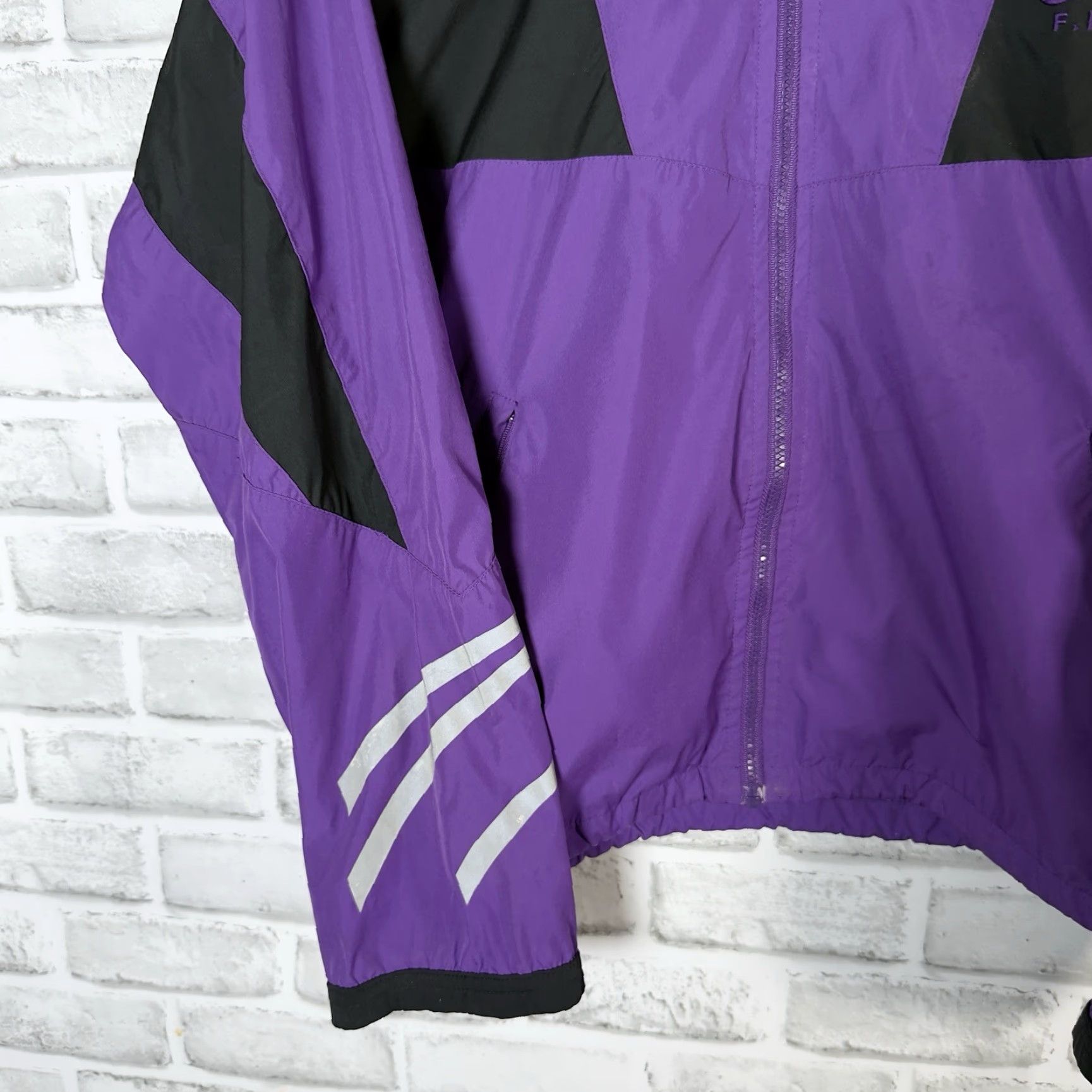 Nike VTG Nike FIT International Jacket Windbreaker Full Zip Mens S Purple Polyester Size US S / EU 44-46 / 1 - 3 Thumbnail