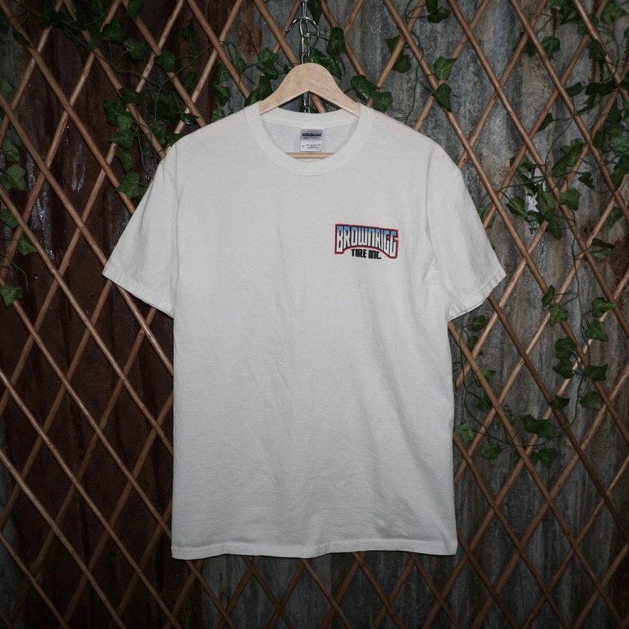 Vintage Medium - Vintage Y2K car brown rig tire inc 2000s t-shirt Size US M / EU 48-50 / 2 - 2 Thumbnail