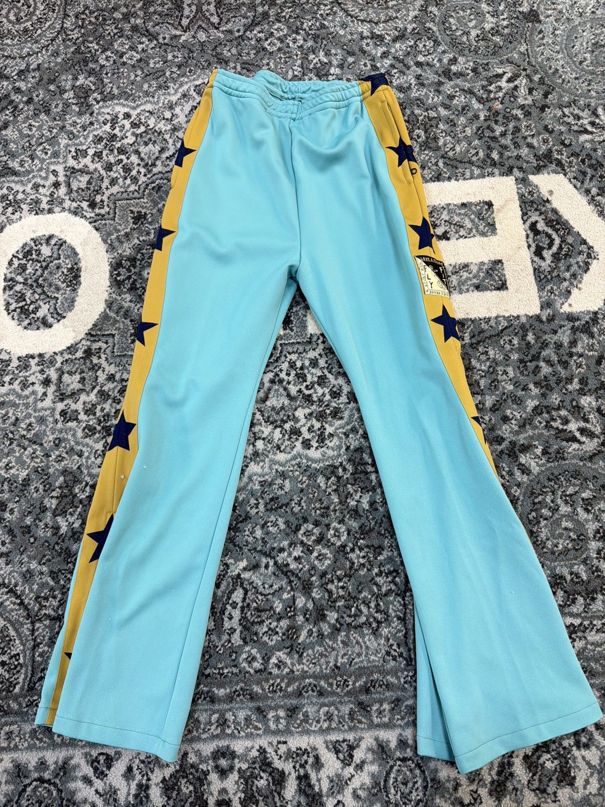 Kapital Kapital stantman track pants teal gold Size US 36 / EU 52 - 1 Thumbnail
