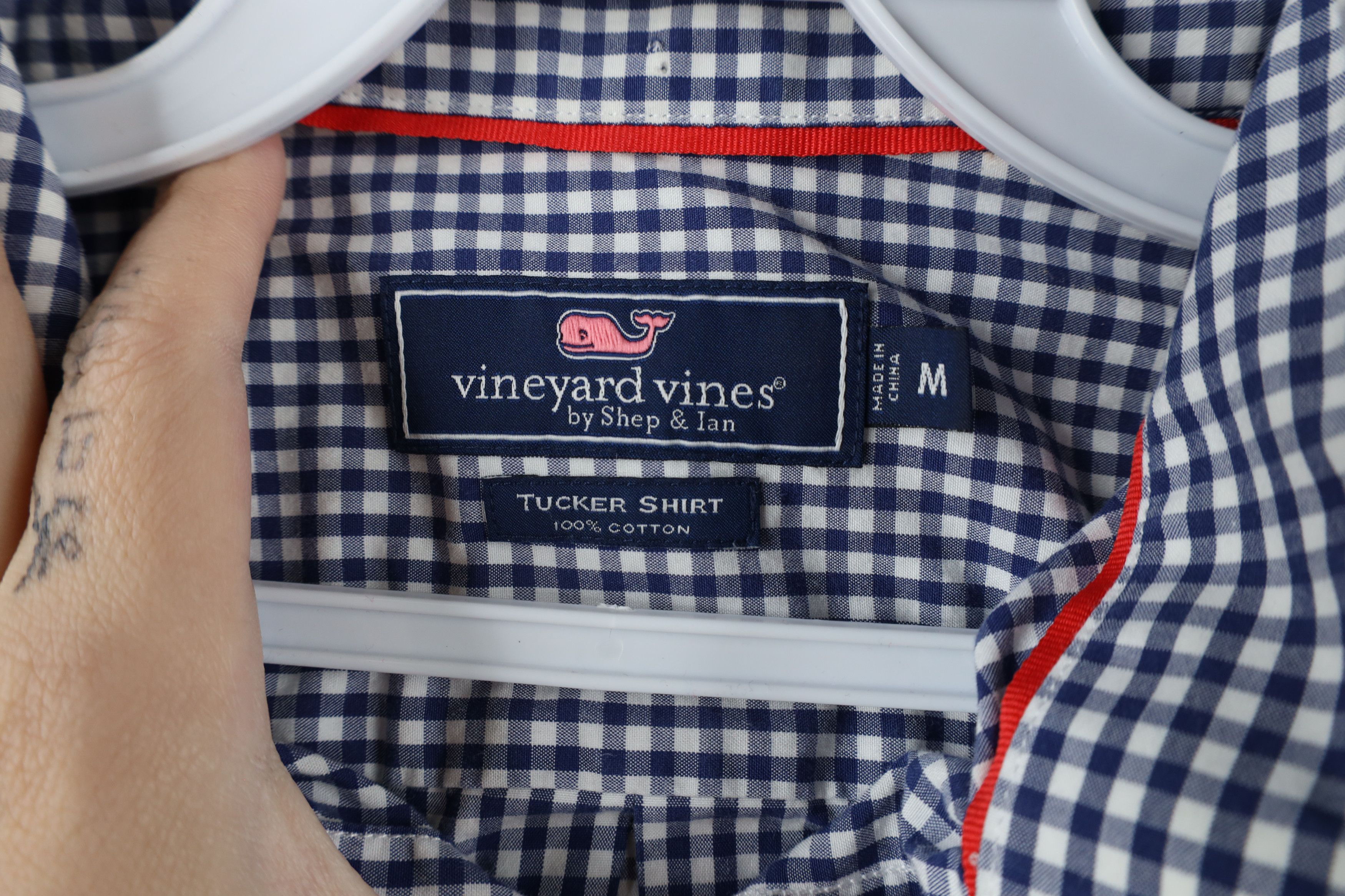 Vineyard Vines × Vintage Vineyard Vines Collared Button Down Shirt Gingham Plaid Size US M / EU 48-50 / 2 - 6 Thumbnail