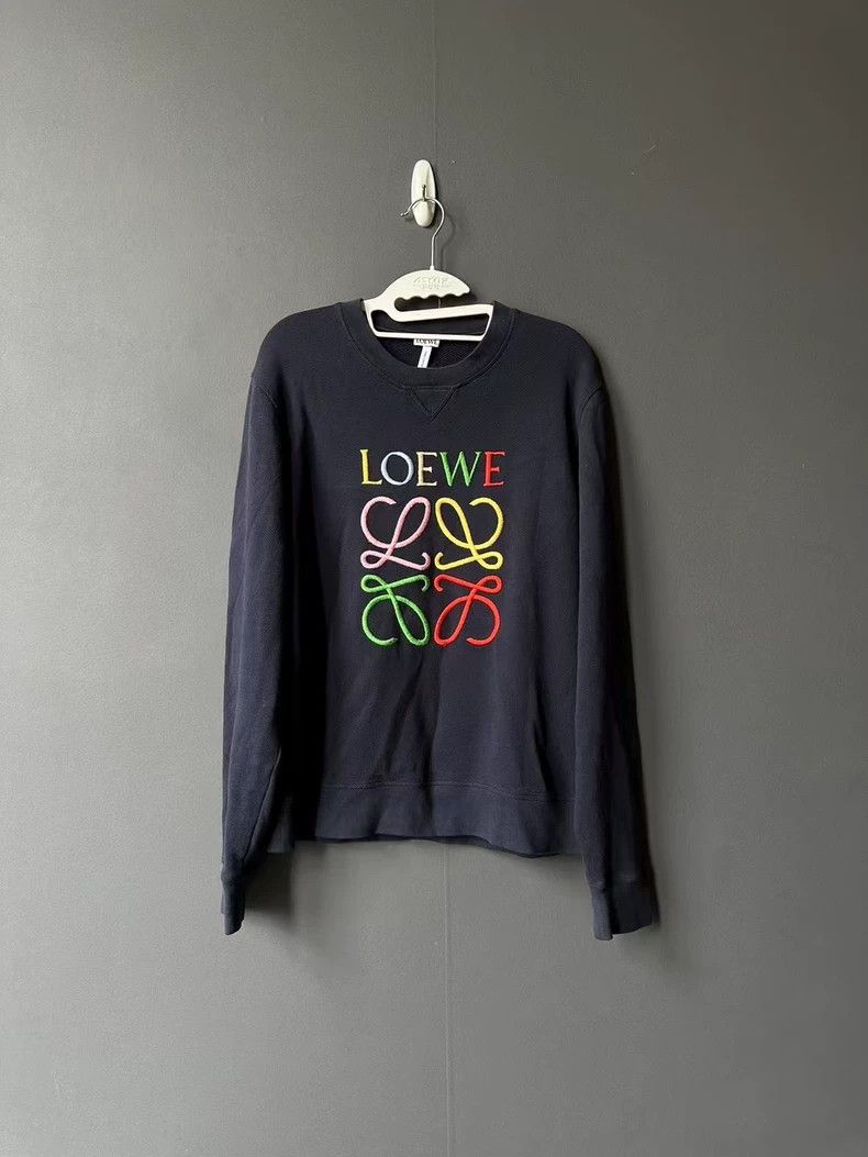 Loewe LOEWE Color embroidered sweater Size M / US 6-8 / IT 42-44 - 1 Thumbnail