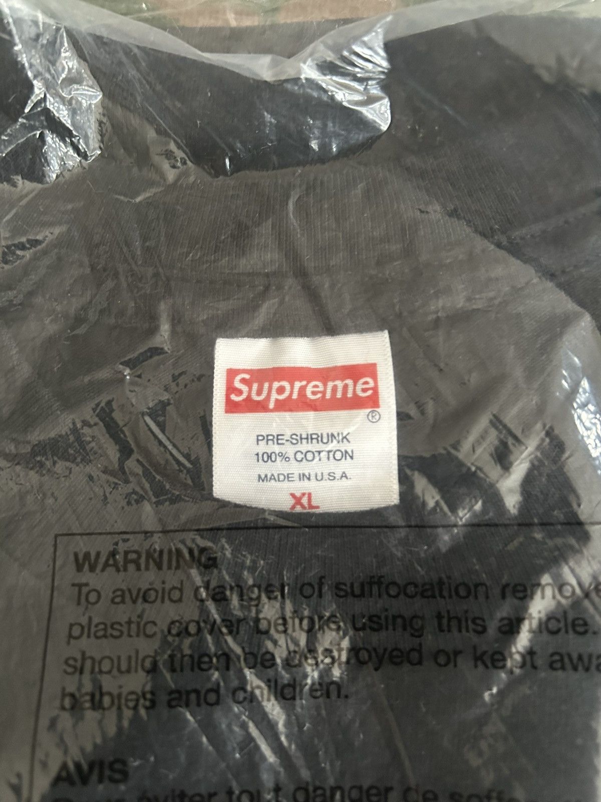 Supreme Supreme Warm Up / Everlast Tee Black XL FW23 Size US XL / EU 56 / 4 - 4 Thumbnail