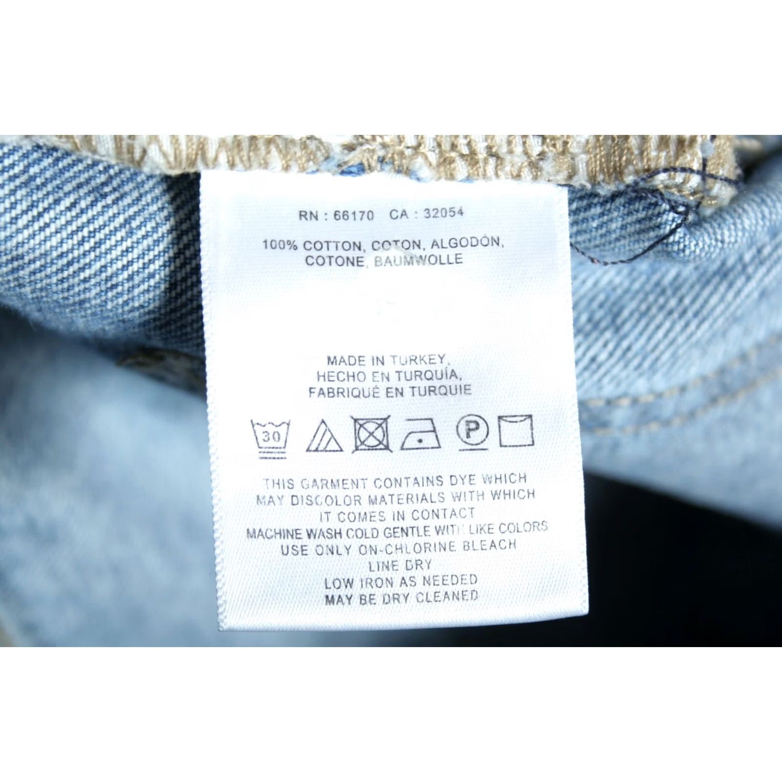 Vintage PILCRO Tilde Blue Denim Jeans Cropped Size 26 Regular Rise 10.5" Inseam 27" Women Mid-High Frayed Hem Pants Size 26" / US 2 / IT 38 - 8 Thumbnail