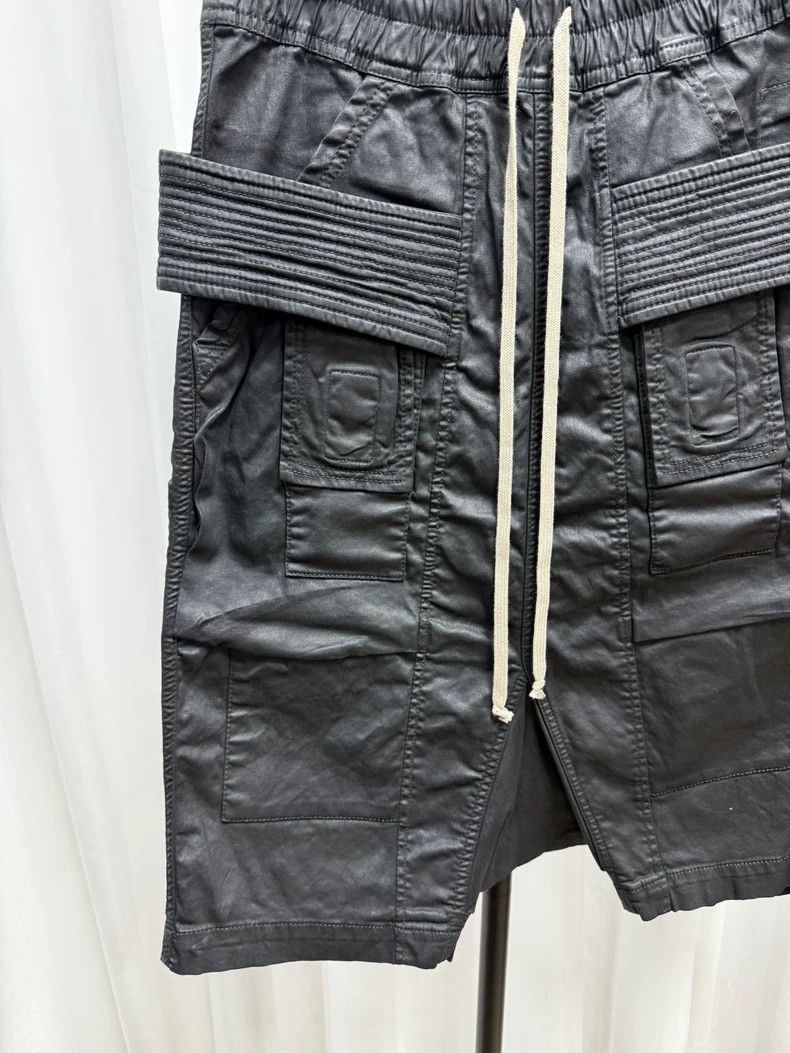 Rick Owens Rick owens size xs Thick wax double-loop shorts 2504-Nextar Size US 28 / EU 44 - 3 Thumbnail