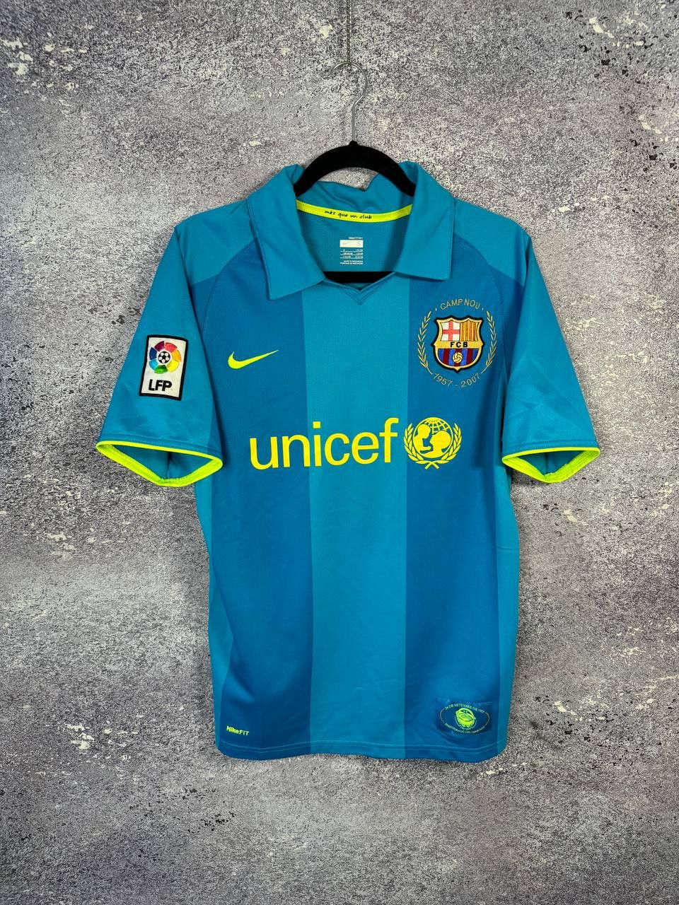 Nike Vintage FC Barcelona 2007/08 Nike Soccer Jersey Size US S / EU 44-46 / 1 - 1 Thumbnail