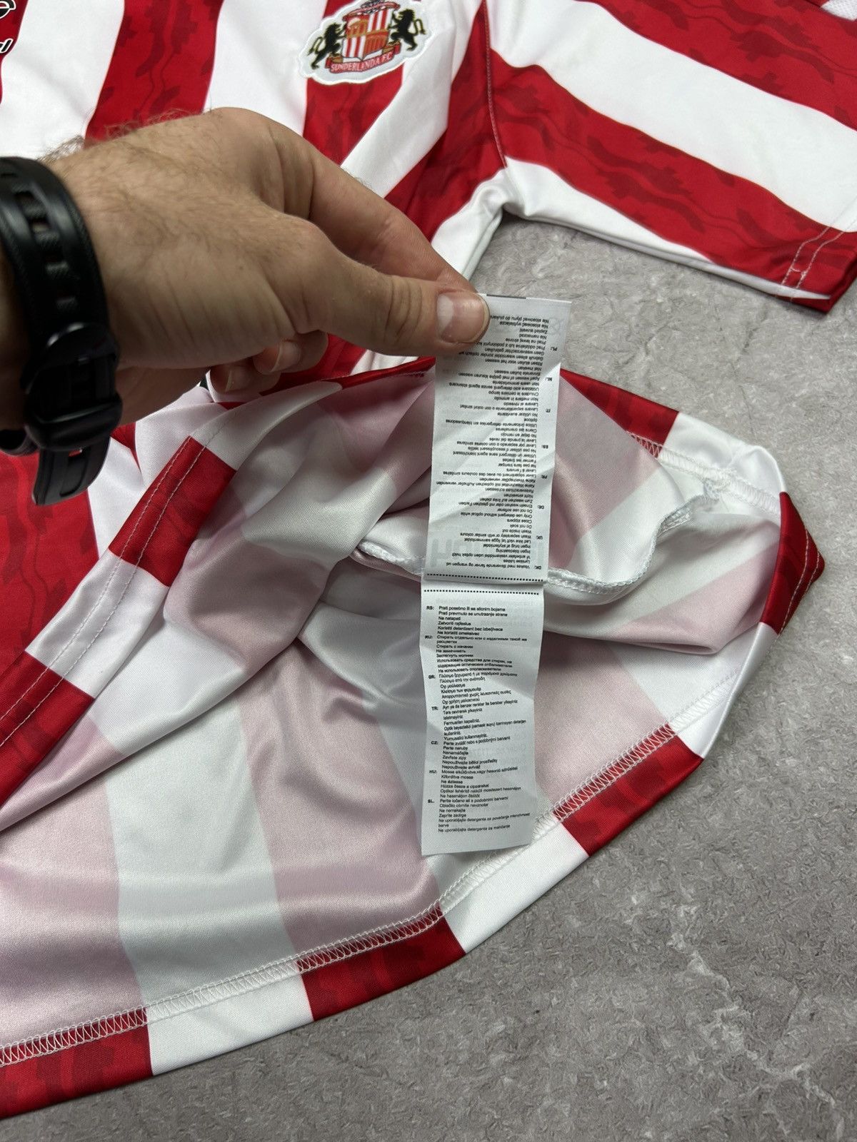 Hummel × Vintage Sunderland 2024 2025 home football shirt jersey Hummel Size US M / EU 48-50 / 2 - 7 Thumbnail