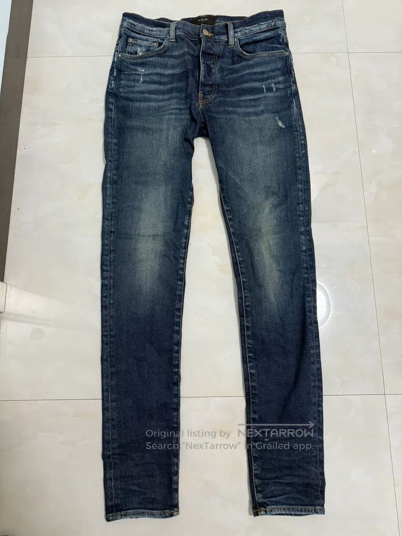 Amiri Amiri Size 33 Ocean blue washed jeans Size US 33 - 1 Thumbnail