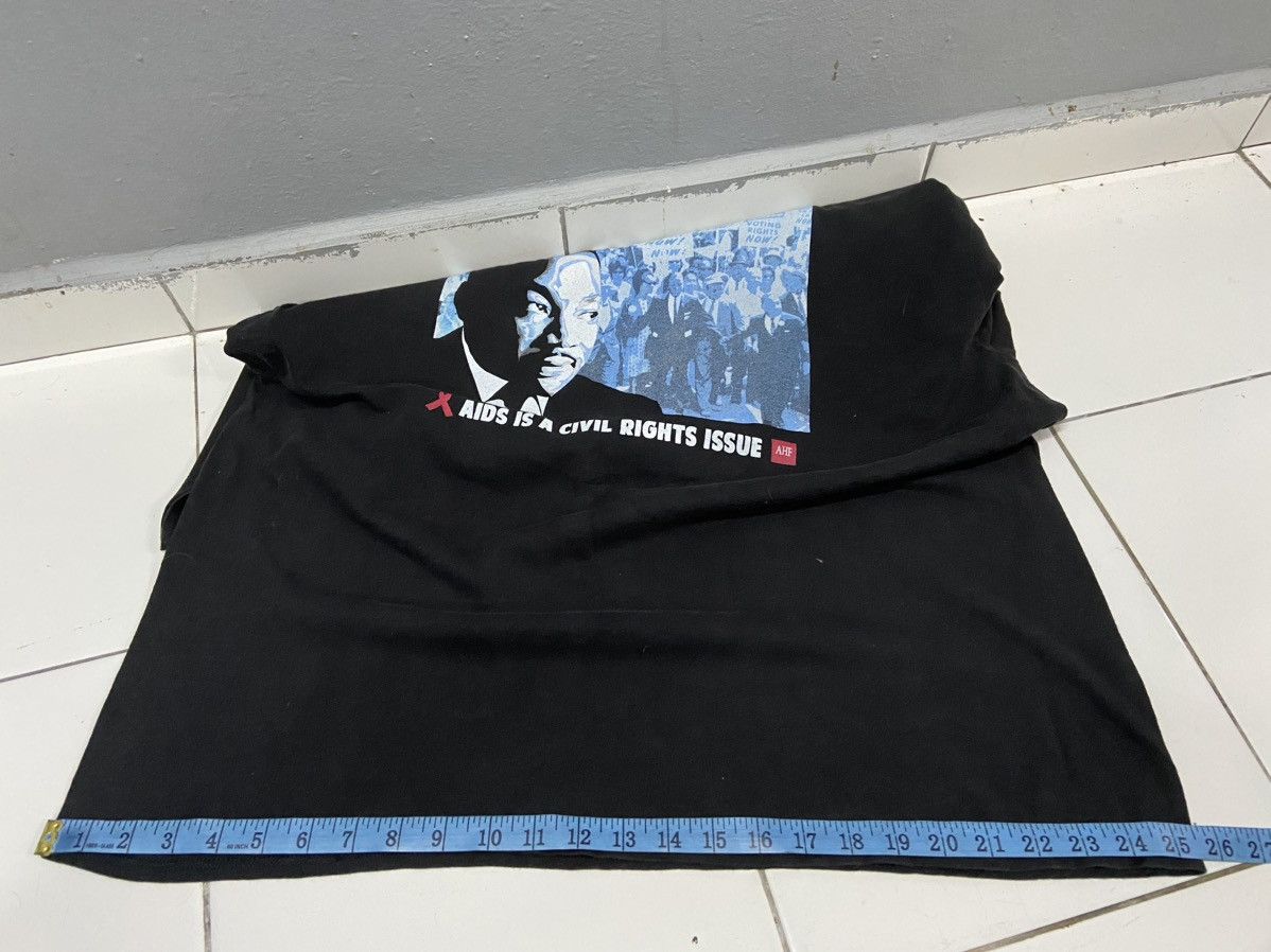 Civil Regime DR MARTIN LUTHER KING AIDS IS A CIVIL RIGHT ISSUE TEE SHIRT Size US XXL / EU 58 / 5 - 10 Thumbnail