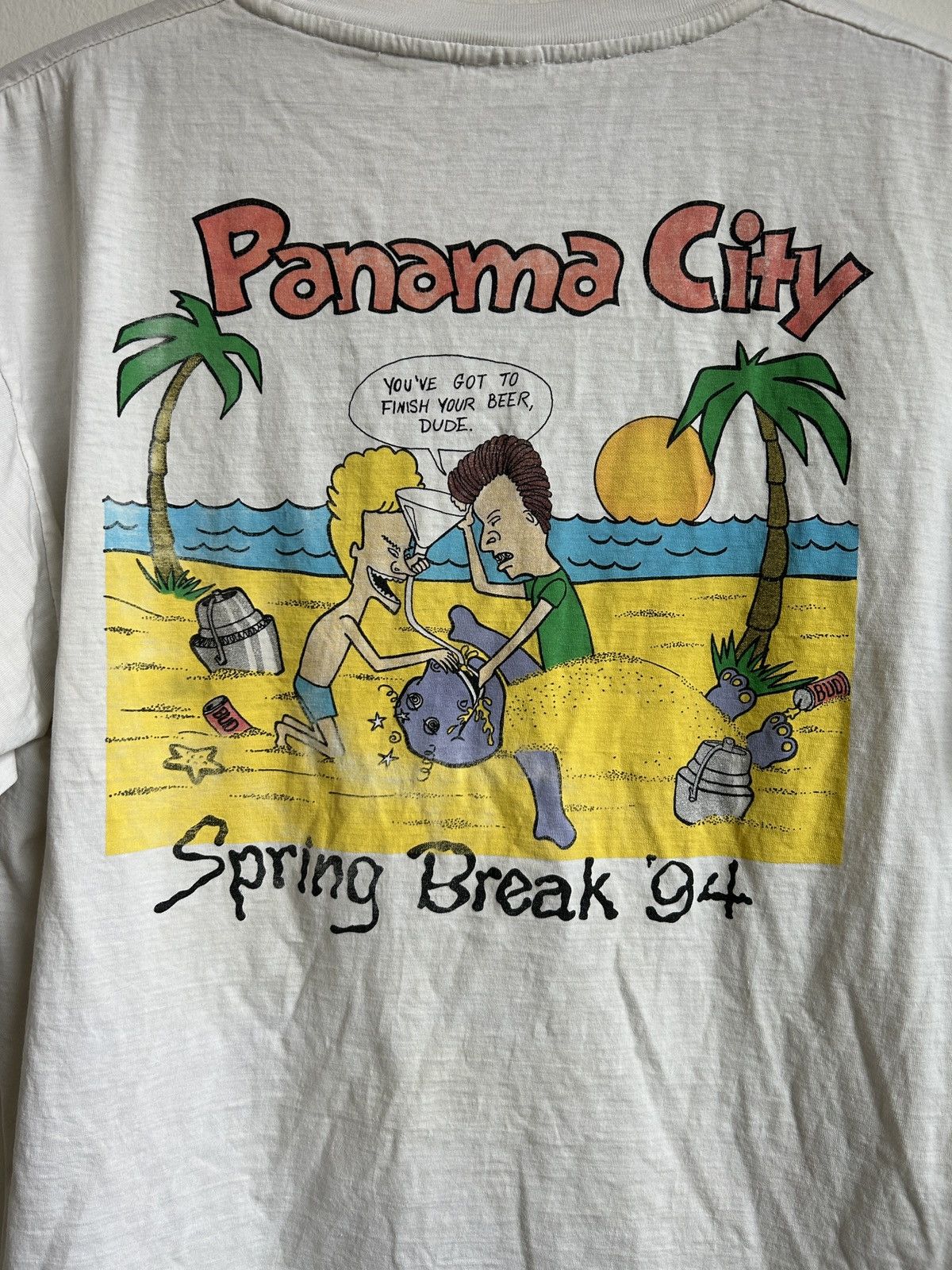Vintage Vintage Bootleg Spring Break Beavis and Butthead Barney XL ...