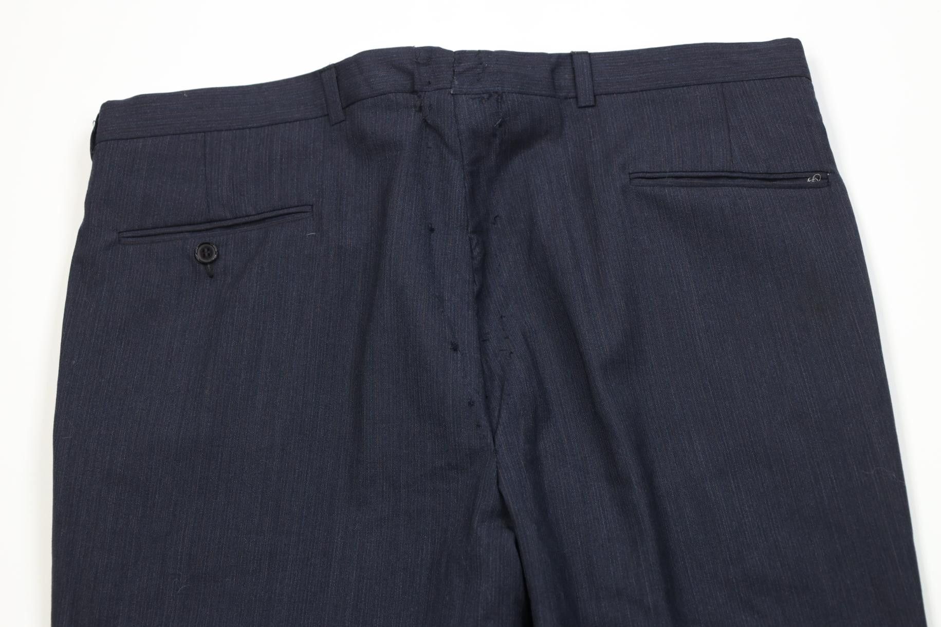 Vintage Vintage 70s Streetwear Wool Knit Wide Leg Chino Pants Size US 38 / EU 54 - 12 Thumbnail