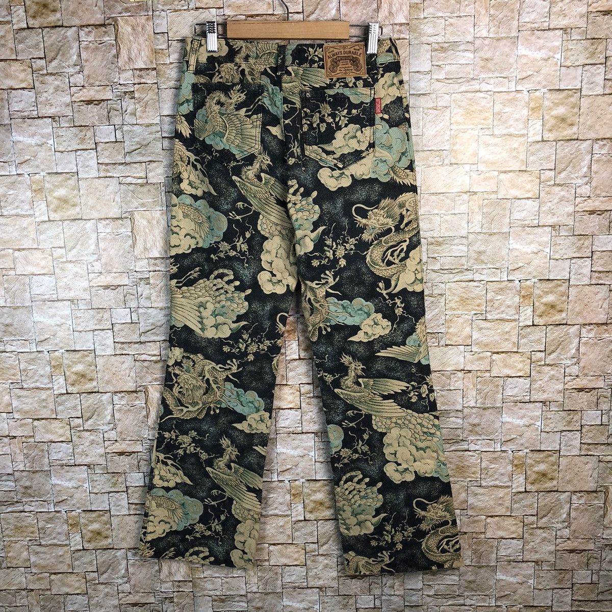 Japanese Brand DLL Bats Club yakuza vtg Dragon rare Pants #A134 Size US 28 / EU 44 - 12 Thumbnail