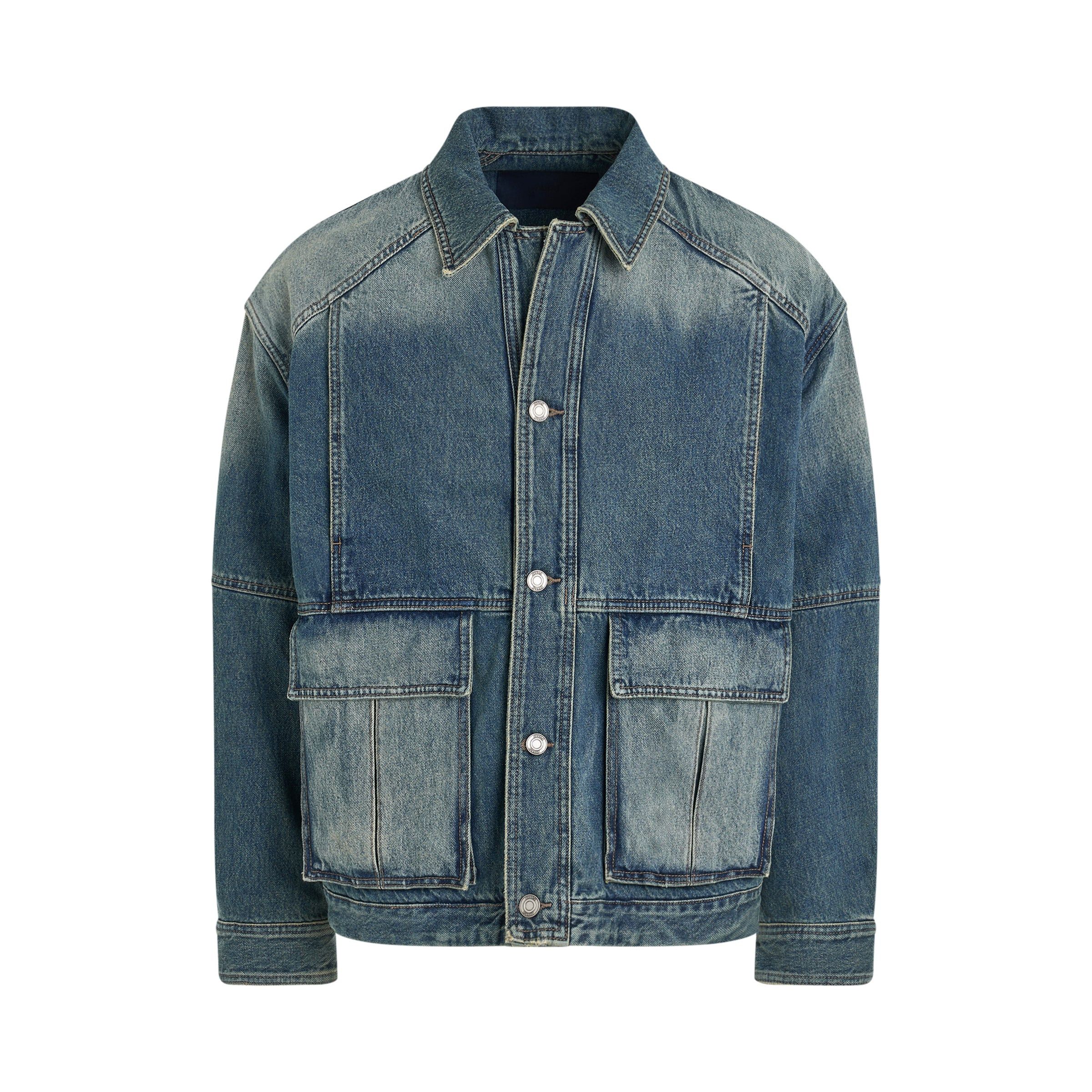 Juun.J o1mris0824 Denim Jacket in Blue Size US M / EU 48-50 / 2 - 1 Thumbnail