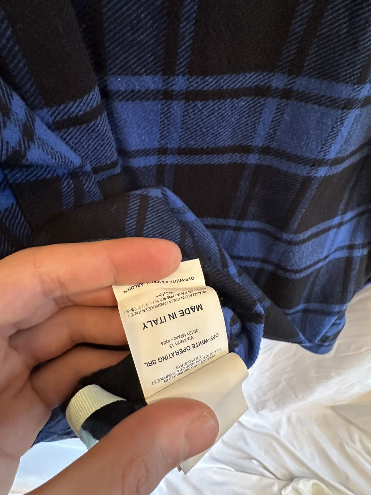Off-White Off-White Plaid Shirt Size US L / EU 52-54 / 3 - 9 Thumbnail