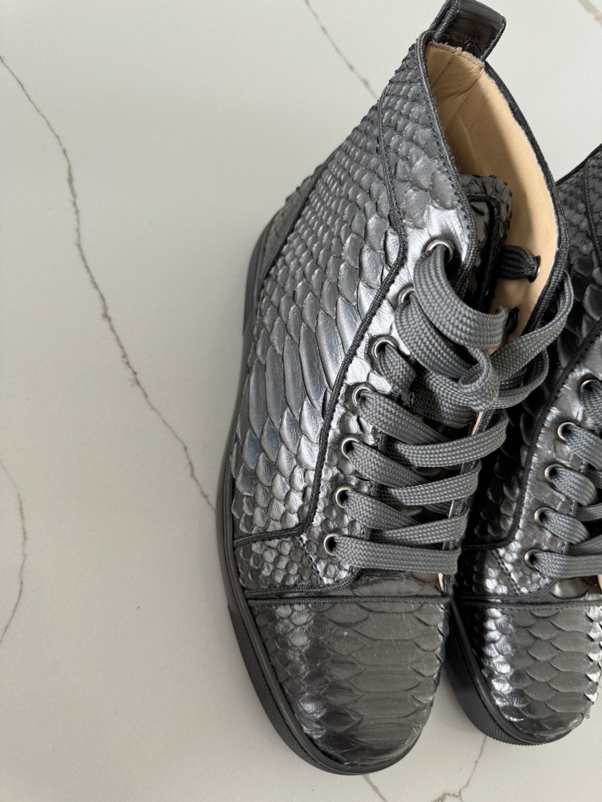 Christian Louboutin Christian Louboutin Python Sneaker Size US 7 / EU 40 - 3 Thumbnail