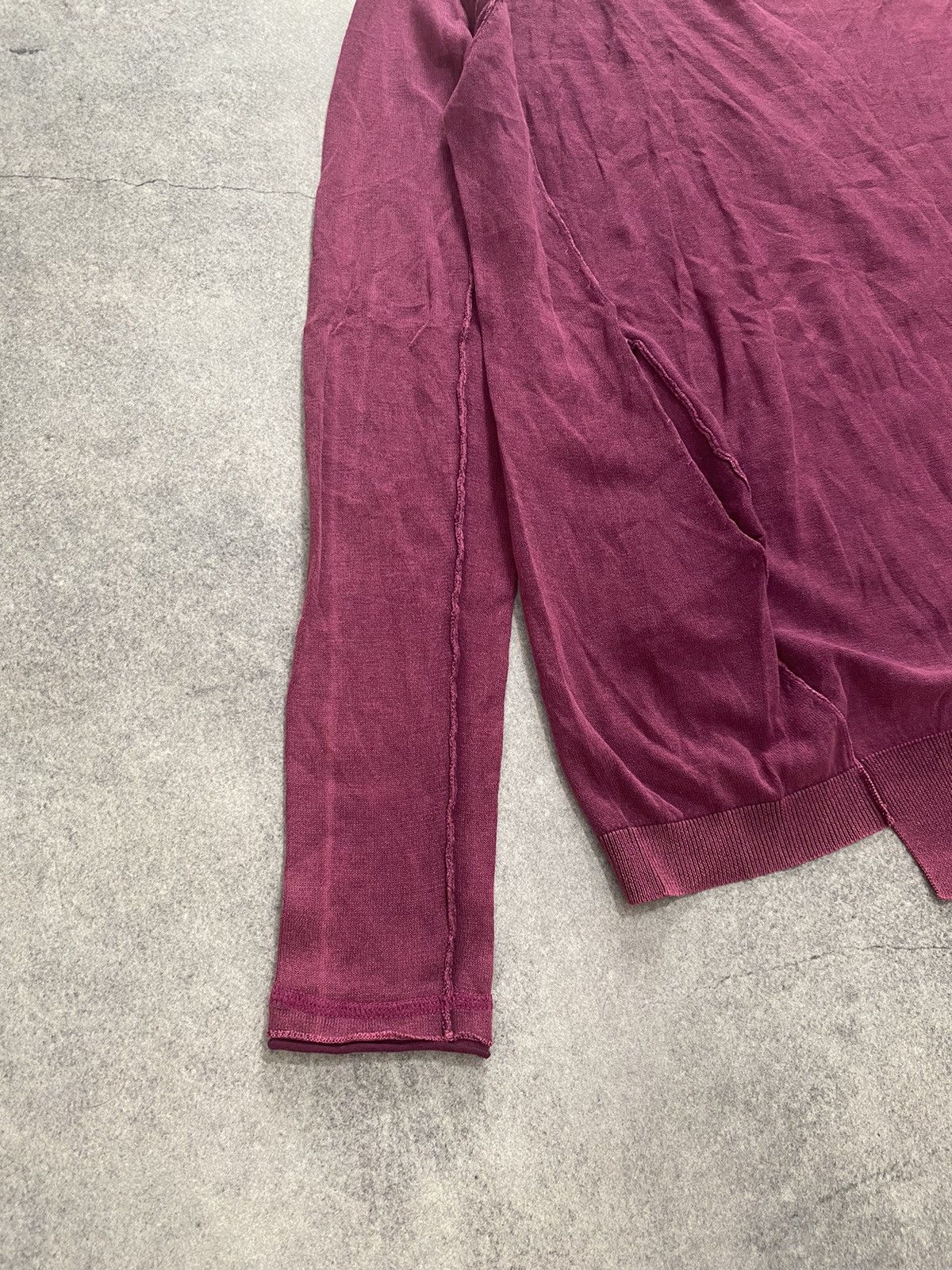 Diesel Vintage Diesel Purple Top Long Sleeve Blouse Asymmetric Size M / US 6-8 / IT 42-44 - 4 Thumbnail