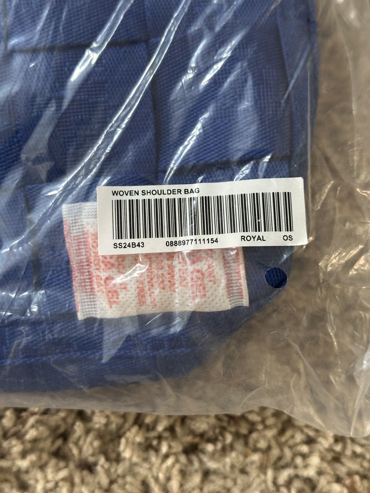 Supreme Supreme Woven Shoulder Bag - Royal Blue Size ONE SIZE - 2 Thumbnail