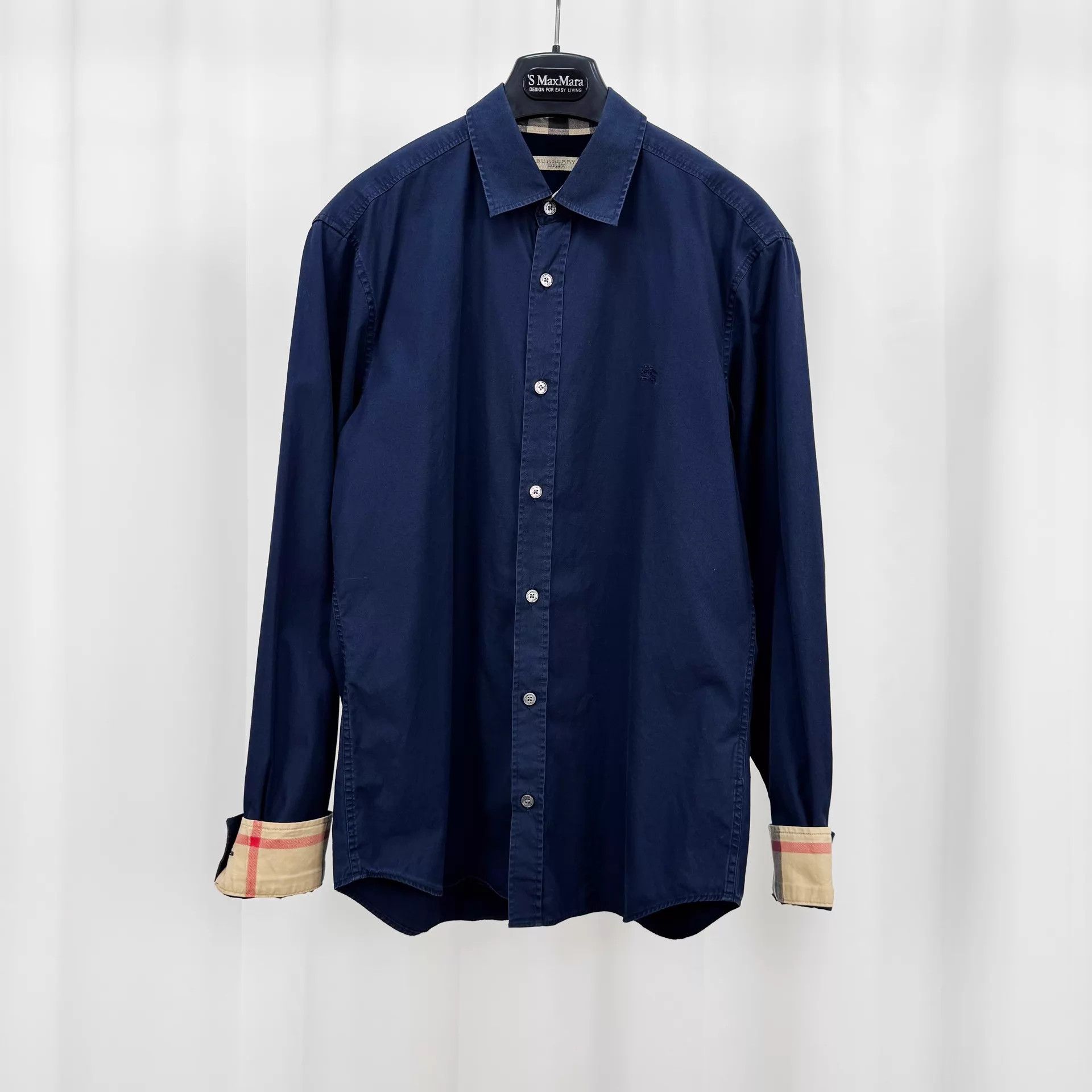 Burberry Burberry Embroidered Horseferry Check Shirt M 98 New Size US M / EU 48-50 / 2 - 1 Thumbnail