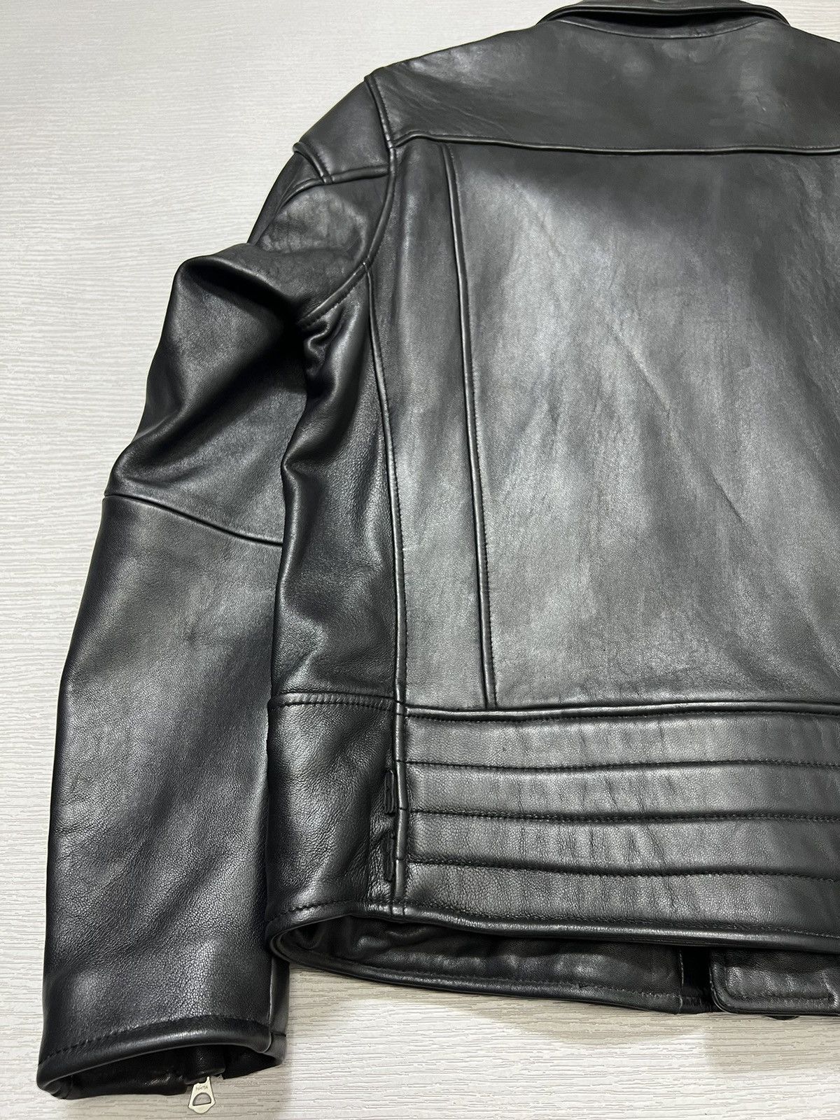 Neighborhood Neighborhood - A/W 18’ - Clay Leather Rider’s Jacket Size US L / EU 52-54 / 3 - 15 Thumbnail