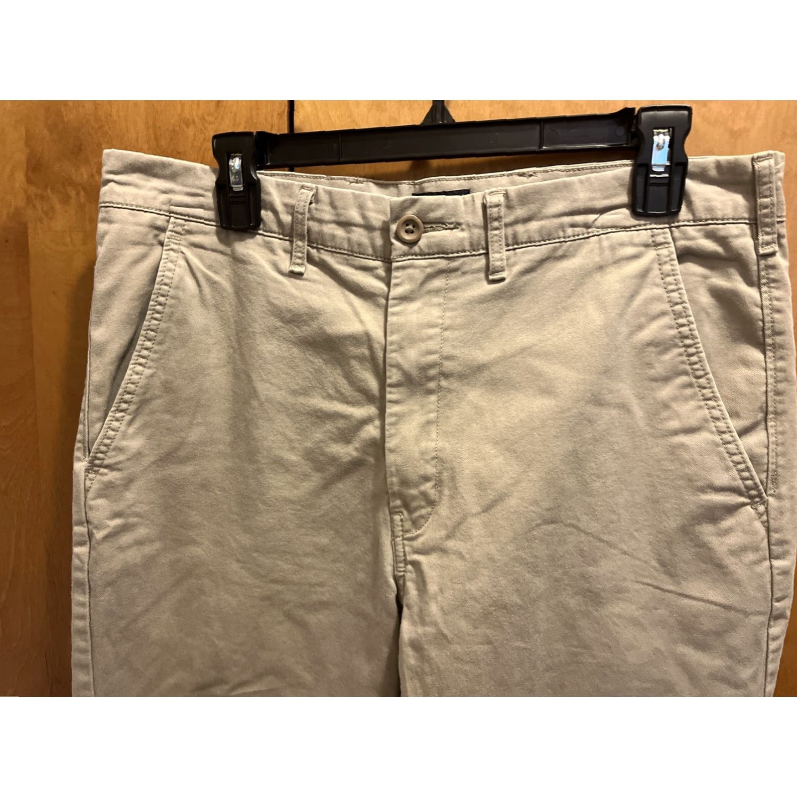 Levi's VINTAGE Levi's Men's Khaki Canvas Jeans 34X30 Straight Leg 90s Preppy Office Work Size US 34 / EU 50 - 2 Thumbnail