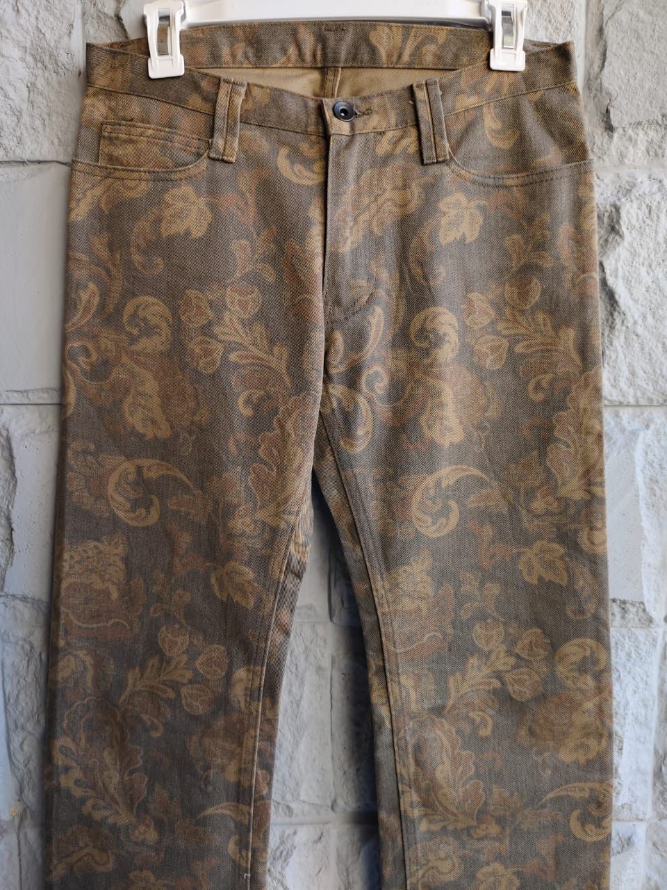 Roar × Vintage 💥Vintage Roar Japan Florals Art Pattern Trousers Size US 29 - 3 Thumbnail