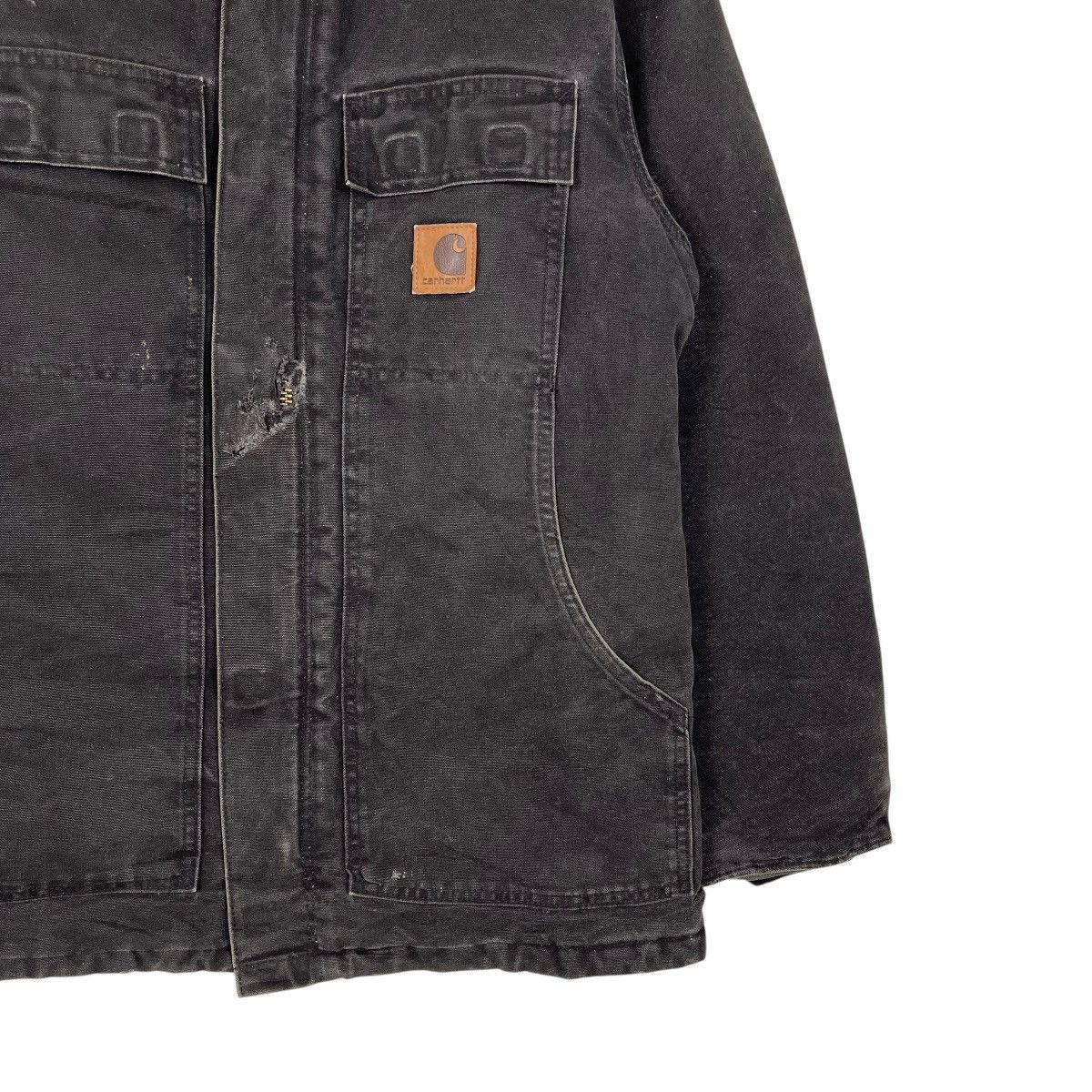 Carhartt Vintage Carhartt Black Denim Heavyweight Jacket Size US M / EU 48-50 / 2 - 4 Thumbnail