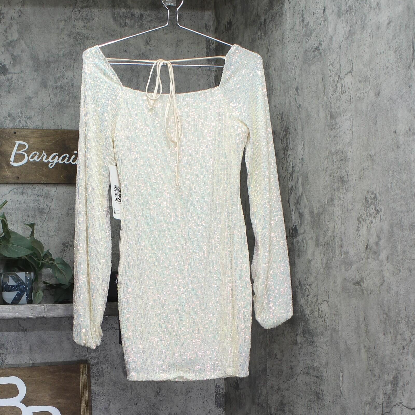 Other Nwt Emerald Sundae Bodycon Mini Dress Cream Off White M Size M / US 6-8 / IT 42-44 - 2 Thumbnail