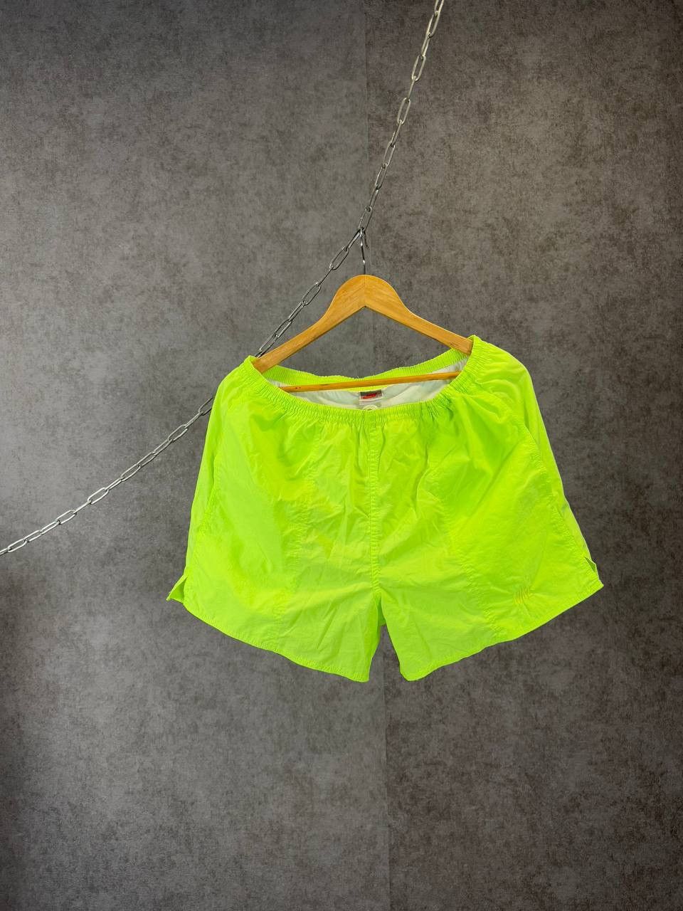 Vintage Nike vintage swoosh made in Taiwan nylon shorts Size US 34 / EU 50 - 1 Thumbnail