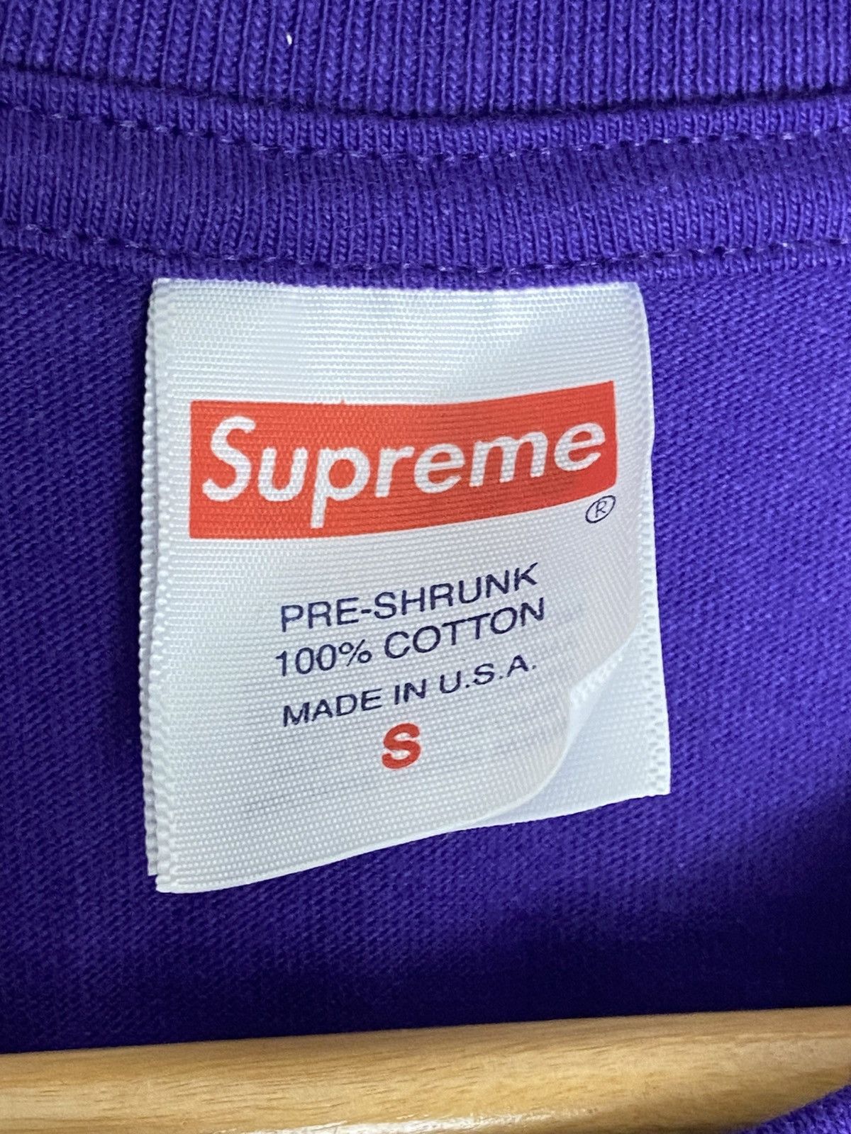 Supreme New Supreme Box Logo Tee (FW23) purple size S Size US S / EU 44-46 / 1 - 3 Thumbnail