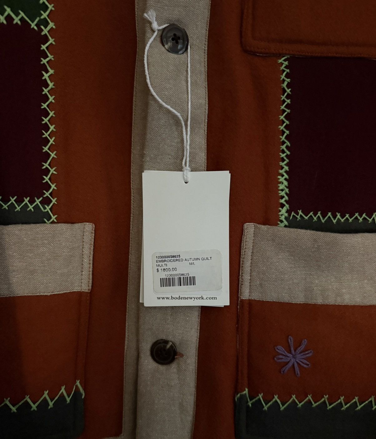 Bode BODE Embroidered Autumn Quilt Jacket M/L [NEW] Size US M / EU 48-50 / 2 - 14 Thumbnail