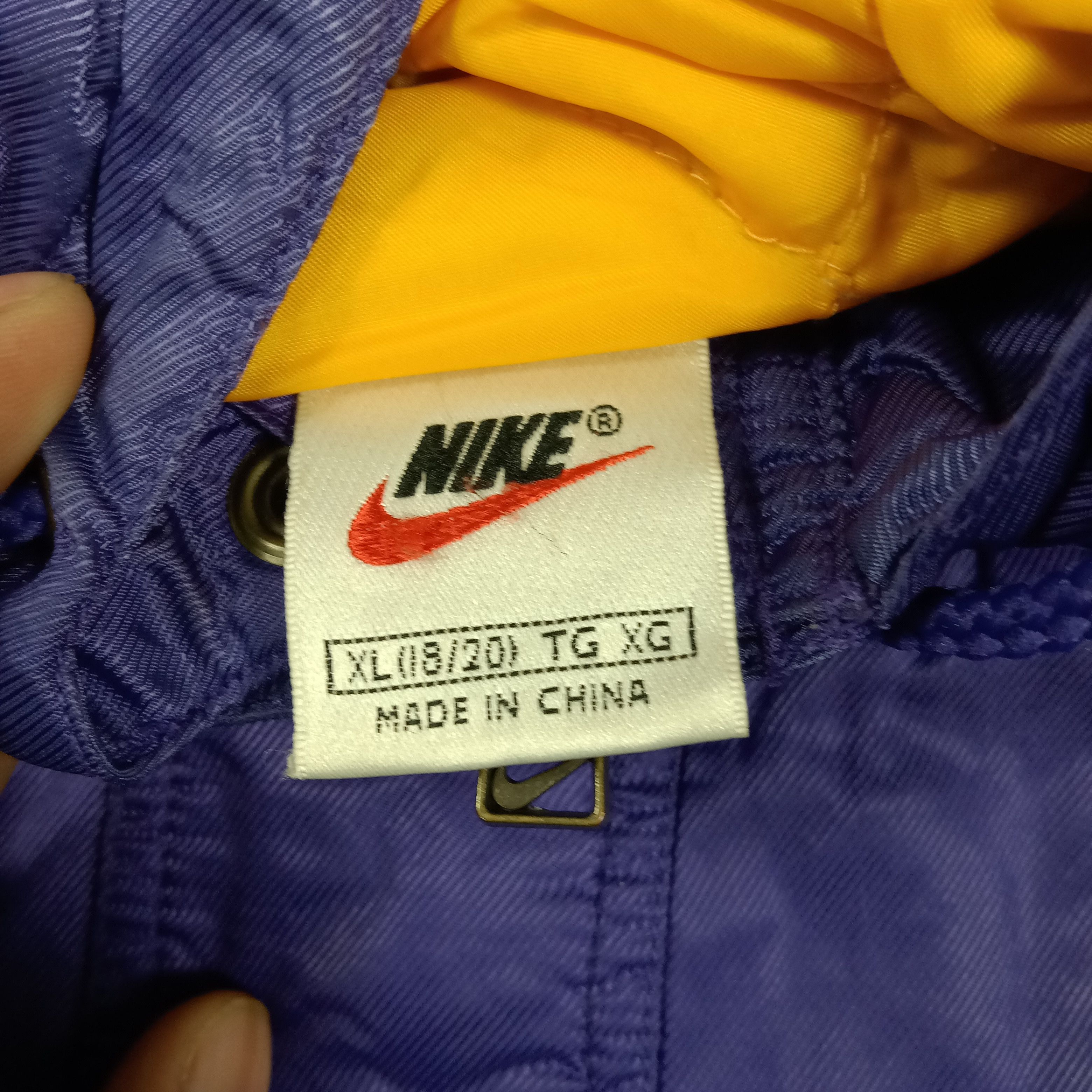 Nike Vintage 90's Nike Big Swoosh Parka Jacket C289N4 Size US XL / EU 56 / 4 - 5 Thumbnail