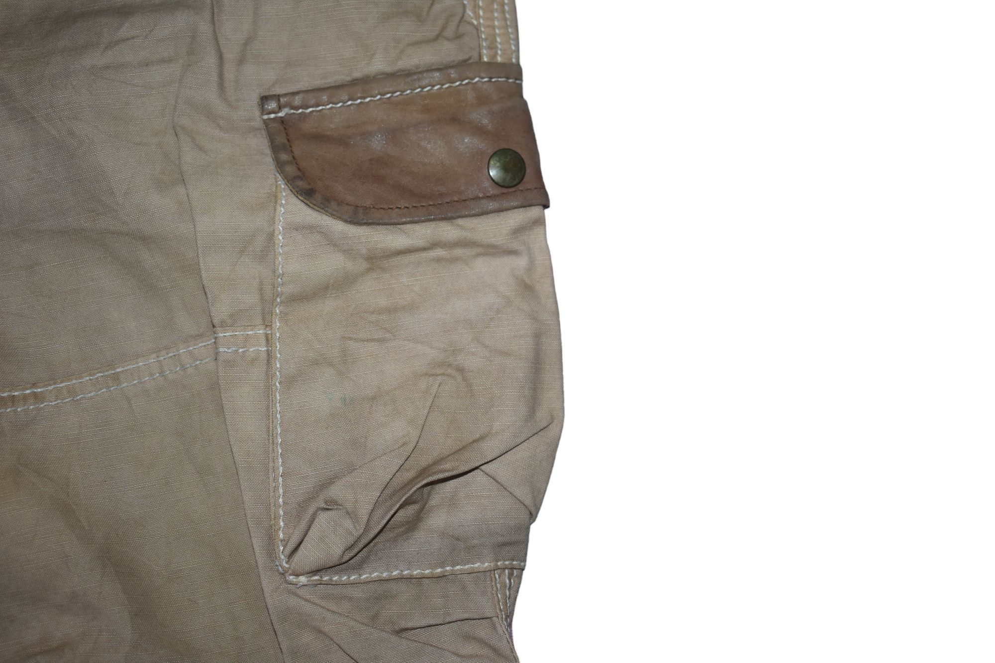 Japanese Brand Flare 291295=HOMME 7 Pocket Cargo Pant size 33 Size US 33 - 4 Thumbnail