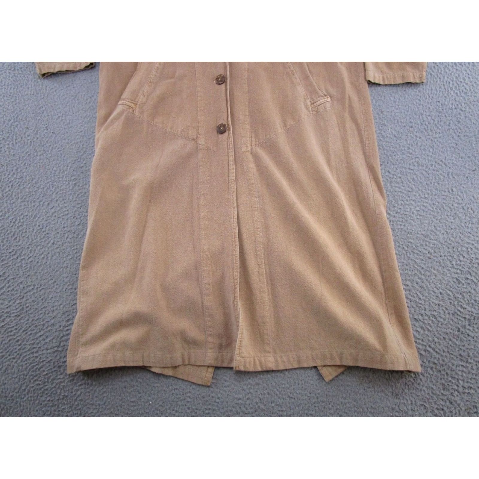 Vintage Vintage USA Cotton Duster Button Front Canvas Jacket Dress Size M Western Size M / US 6-8 / IT 42-44 - 2 Thumbnail