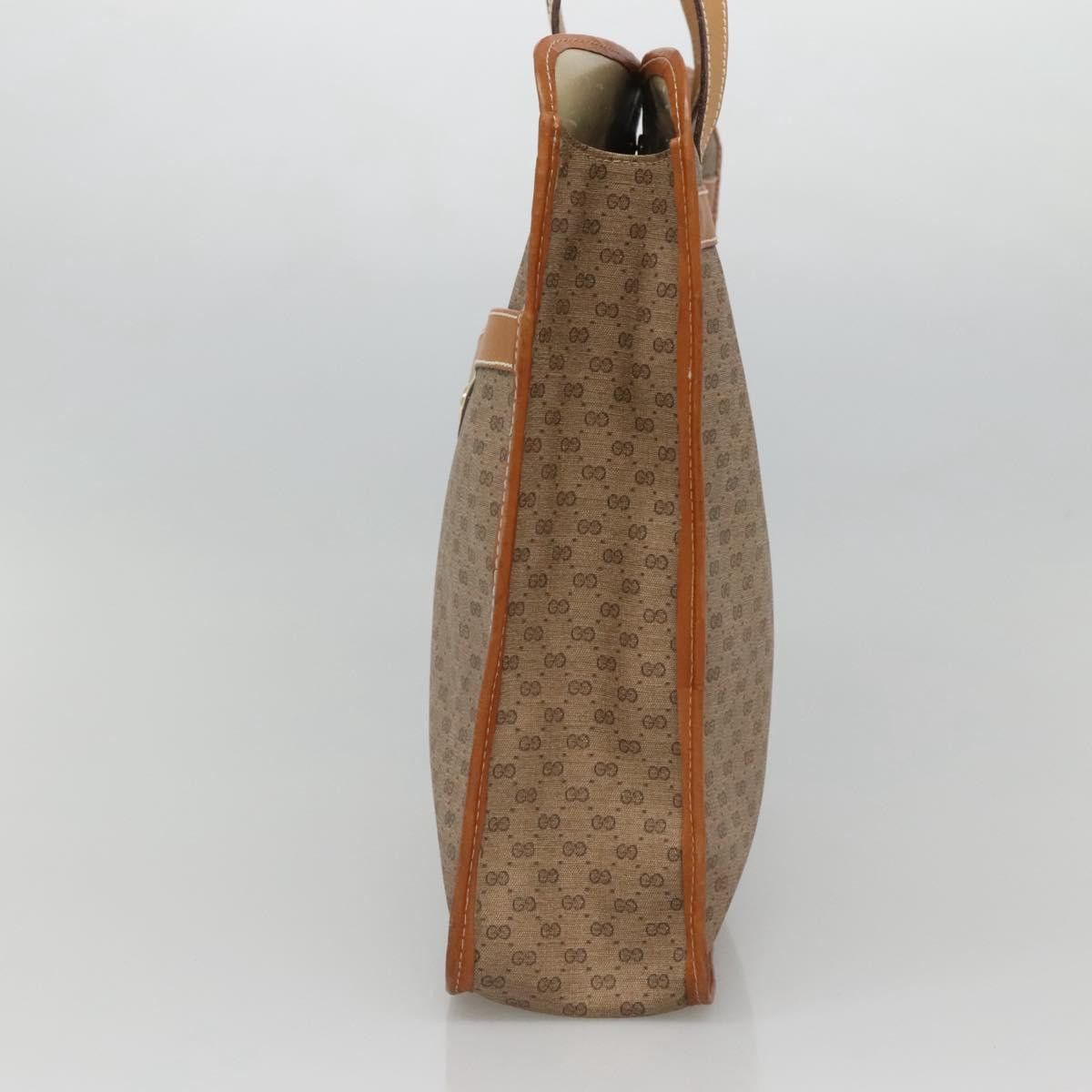 Gucci GUCCI Micro GG Supreme Tote Bag Pvc Beige Size ONE SIZE - 5 Thumbnail