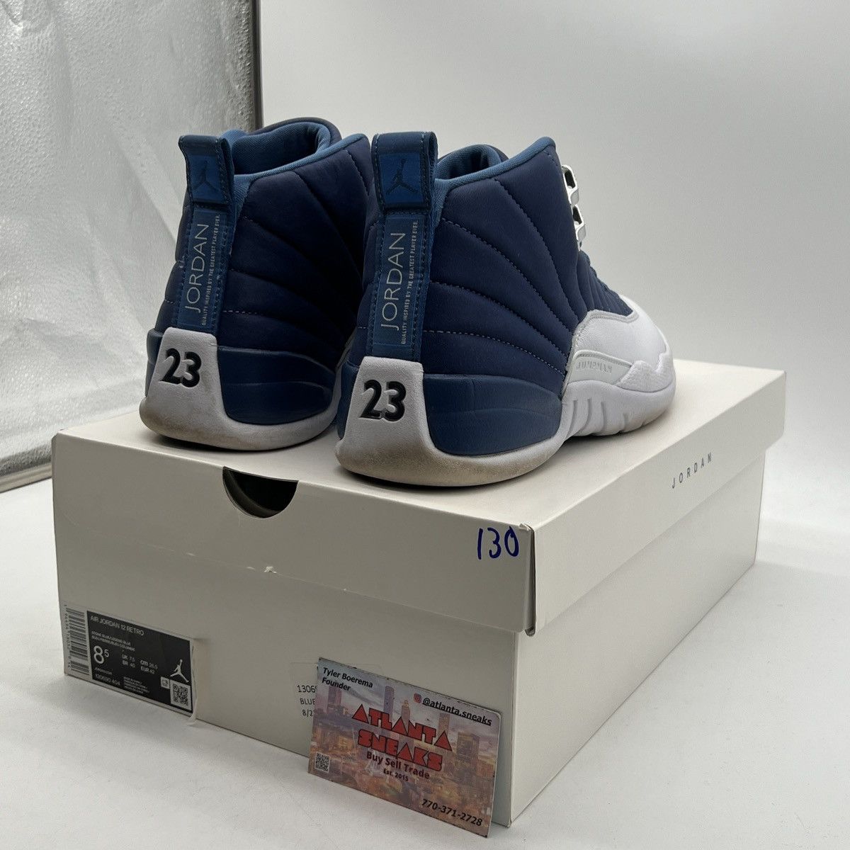 Jordan Brand Air Jordan 12 indigo Size US 8.5 / EU 41-42 - 5 Thumbnail