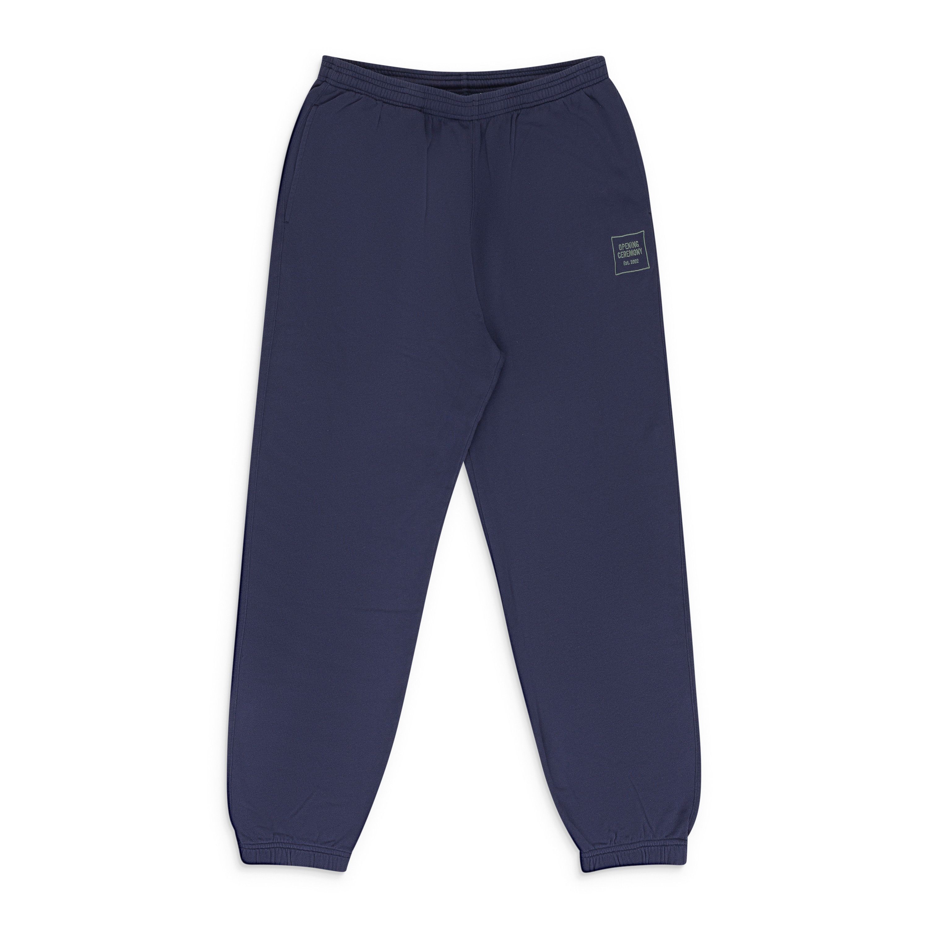 Opening Ceremony Opening Ceremony NAVY MINI BOX LOGO SWEATPANTS SIZE L Size US 34 / EU 50 - 1 Thumbnail