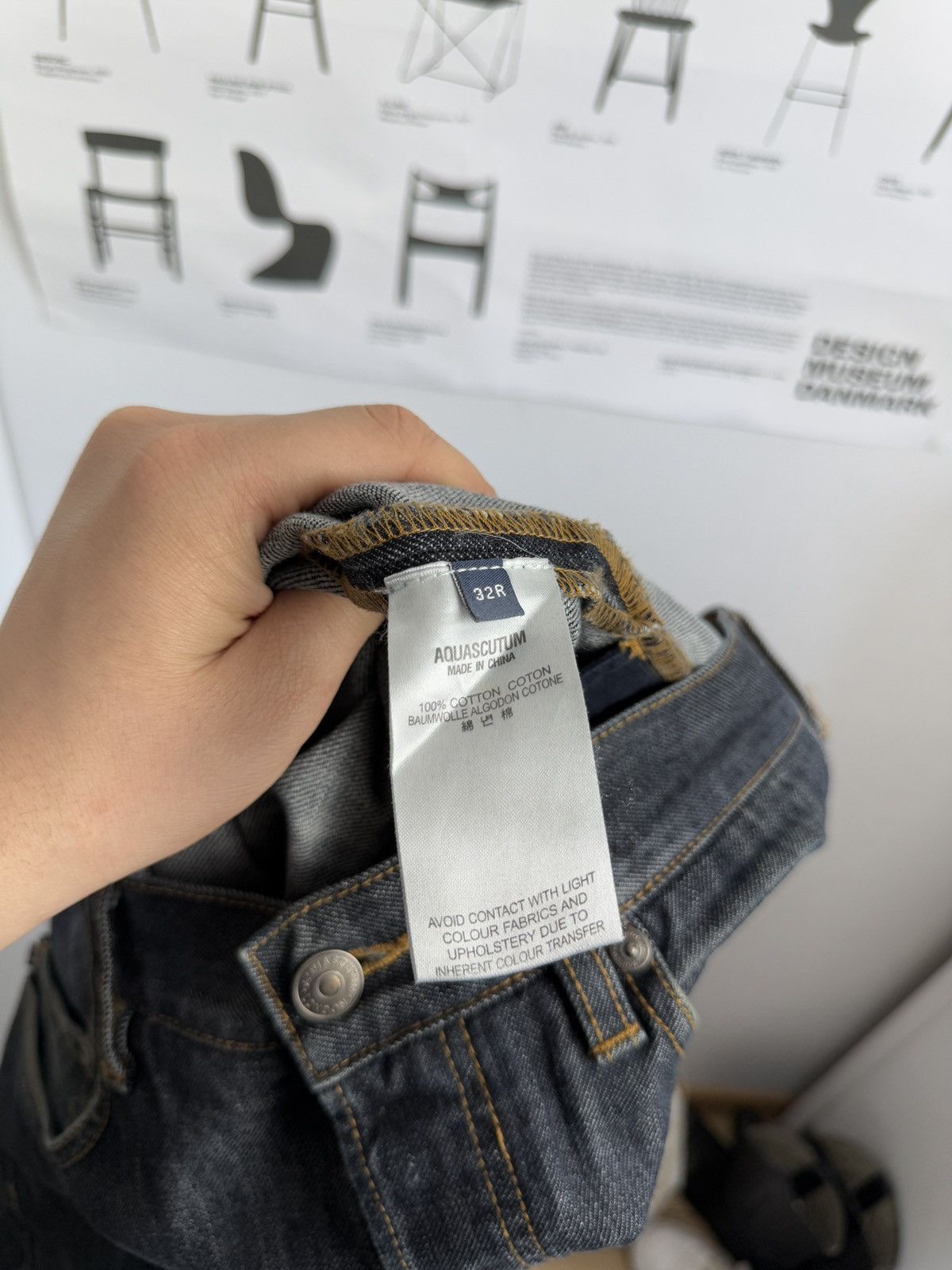 Aquascutum × Designer Aquascutum raw indigo denim pants 32 streetwear designer y2k Size US 32 / EU 48 - 5 Thumbnail