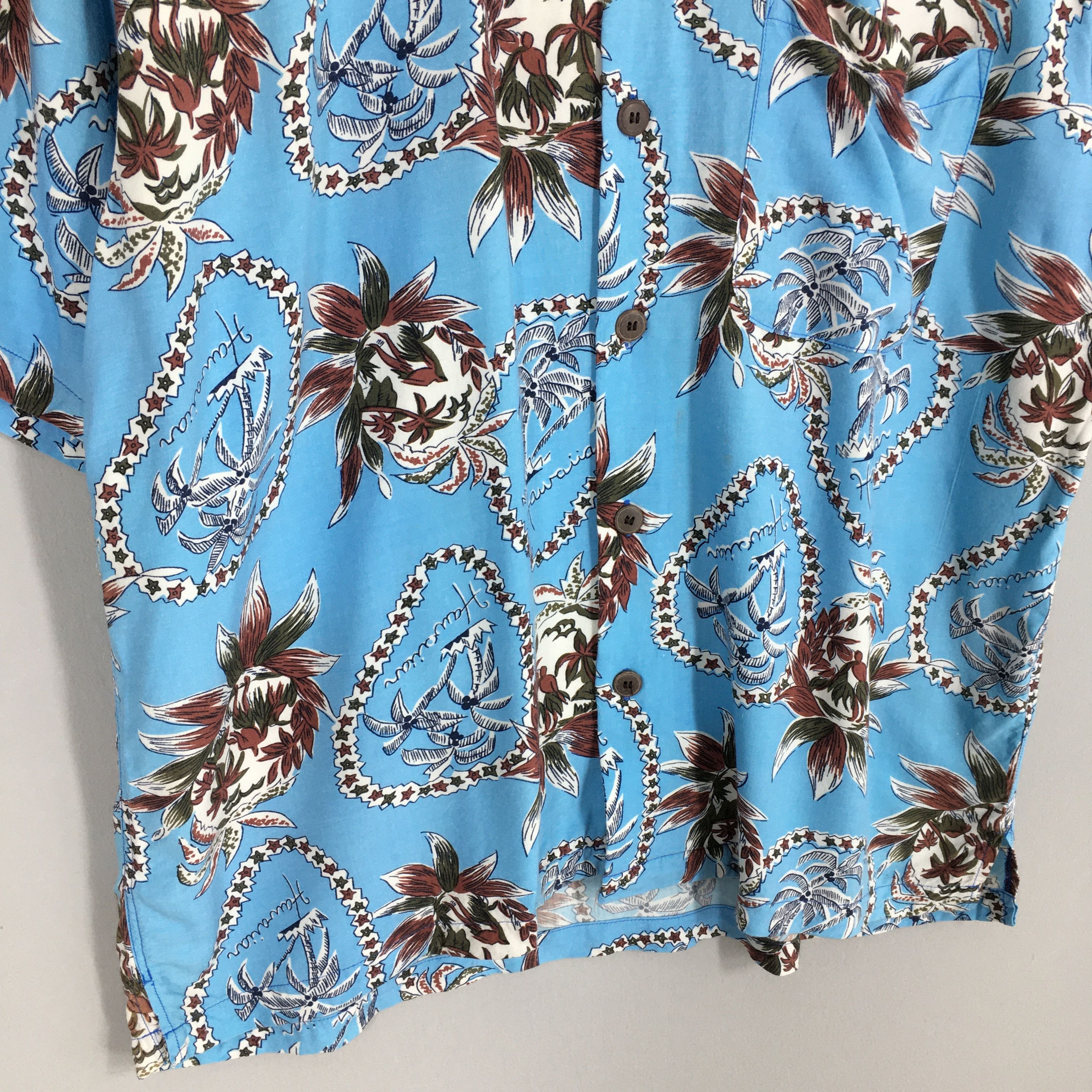 Life's a Beach Vintage Hawaiian Aloha Coconut Tree Rayon Shirt Medium Size US M / EU 48-50 / 2 - 4 Thumbnail