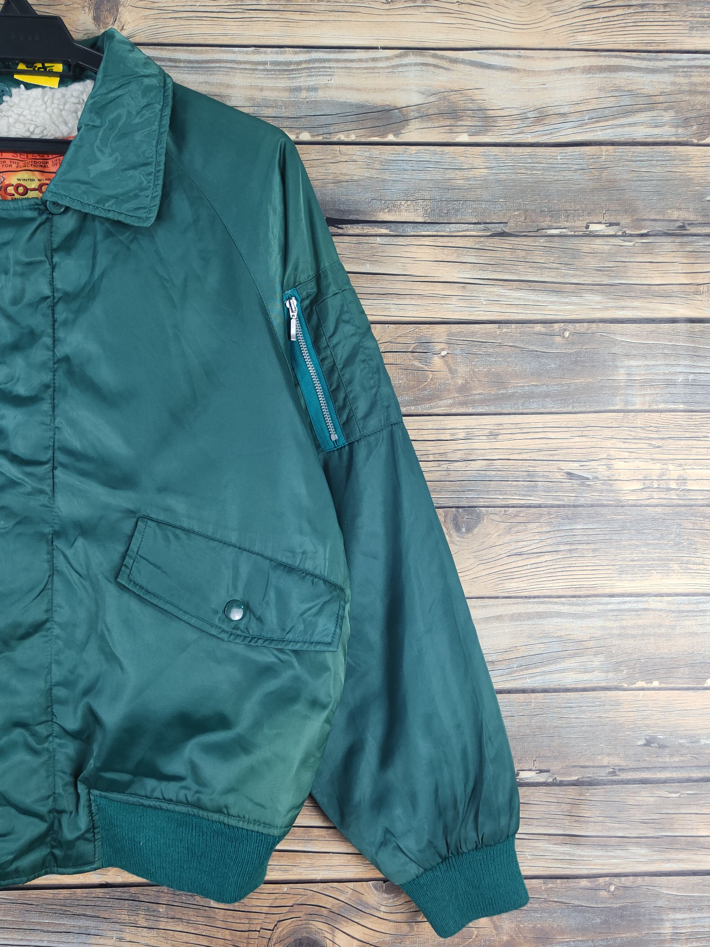 Vintage Co-cos Green vintage light Jackets #W1653 Size US M / EU 48-50 / 2 - 7 Thumbnail