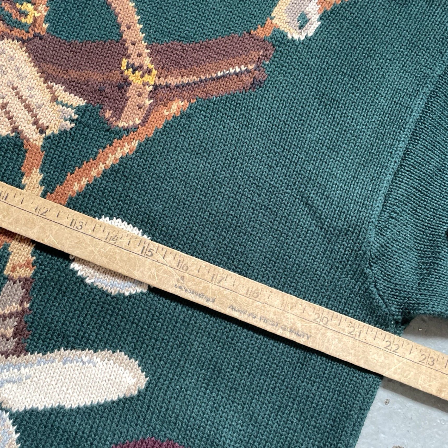 Ralph Lauren VINTAGE Polo Ralph Lauren Clubs Riding Turtleneck Knit Equestrian Sweater M Green Polo Ralph Lauren Shirts? Size US M / EU 48-50 / 2 - 4 Thumbnail