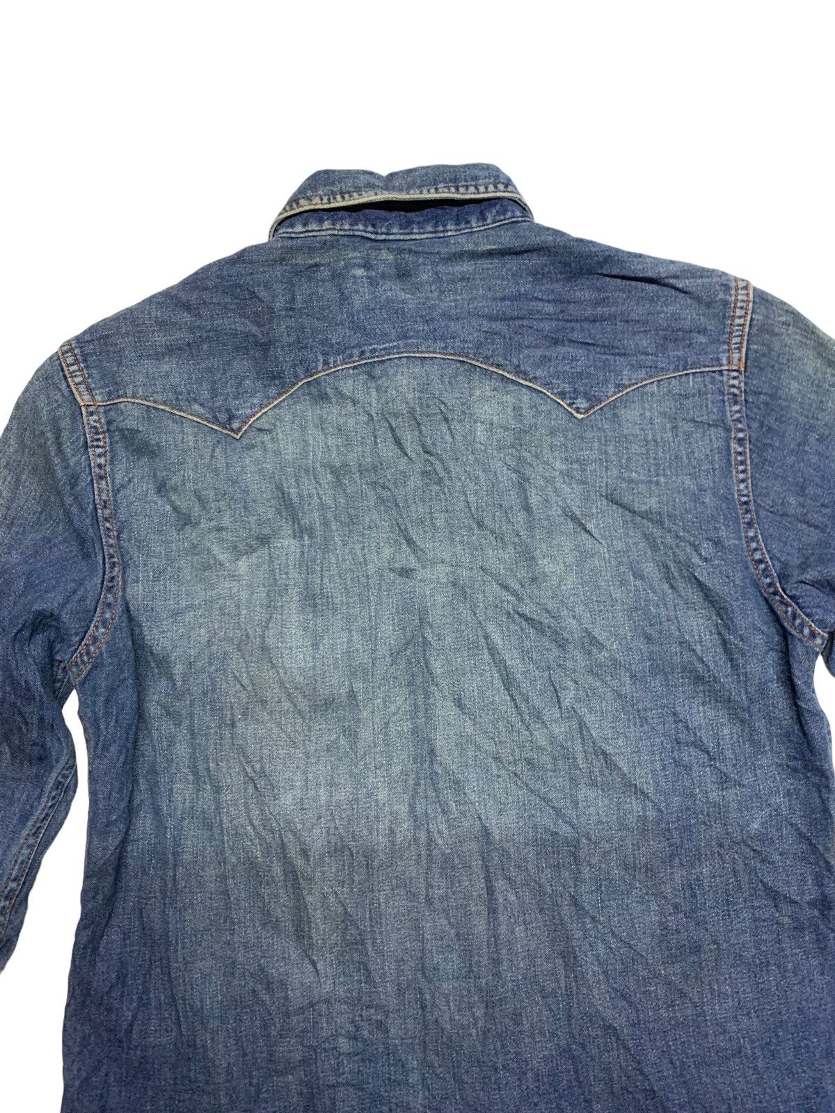 Blue Blue Japan Blue blue denim western shirt Size US S / EU 44-46 / 1 - 8 Thumbnail