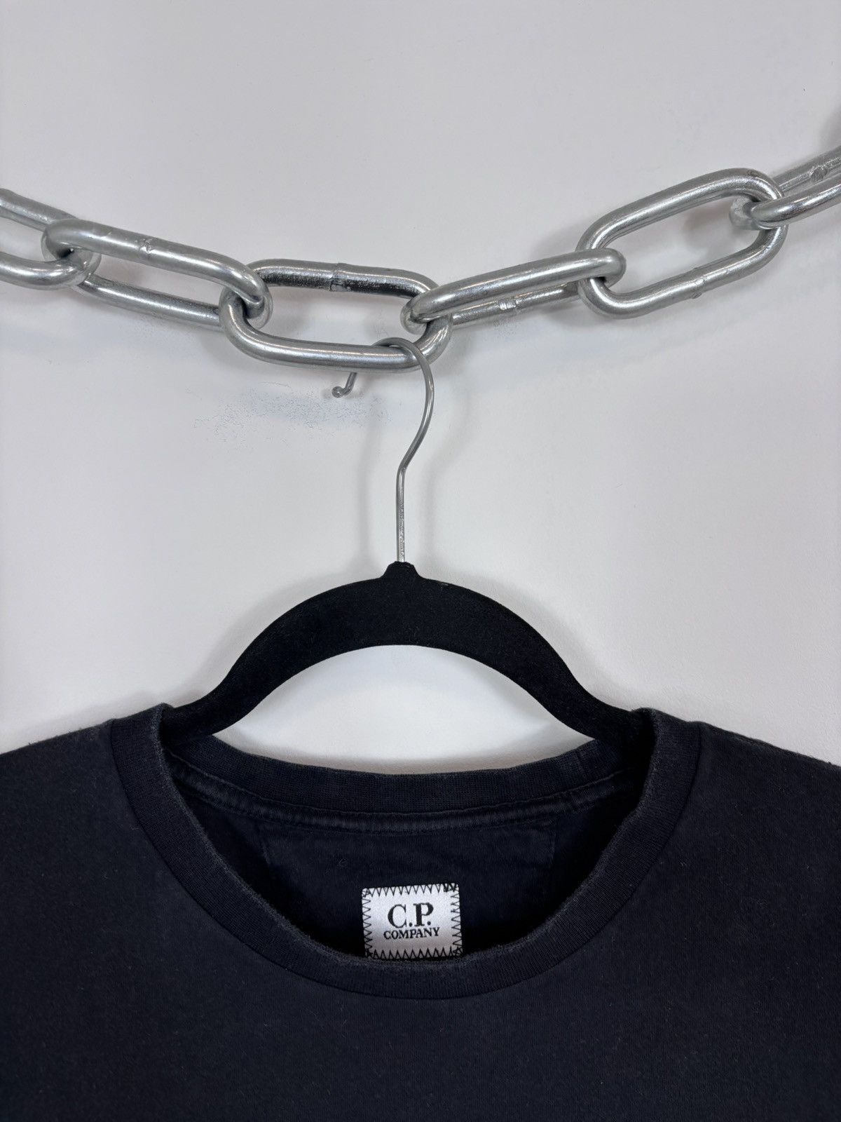 C.P. Company C.P. Company Men’s Box Logo Black T-Shirt Tee Casual Hype Size US L / EU 52-54 / 3 - 4 Thumbnail