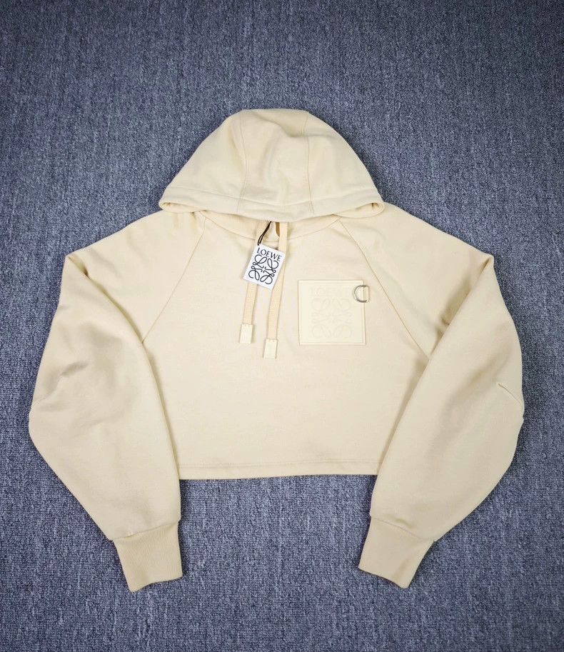 Loewe LOEWE SS24 Pure Color Logo Labeling Drawstring Hooded Long Size XS / US 0-2 / IT 36-38 - 1 Thumbnail