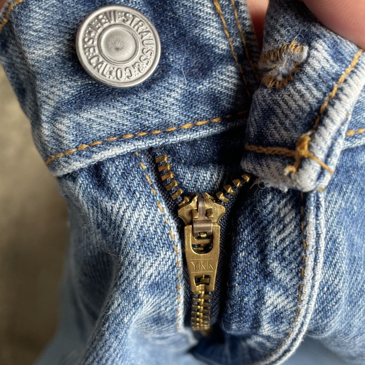 Levi's Vintage Clothing 🔥Vintage 90s Levis Stoned Washed Loose Fit Denim Jeans Size US 31 - 10 Thumbnail