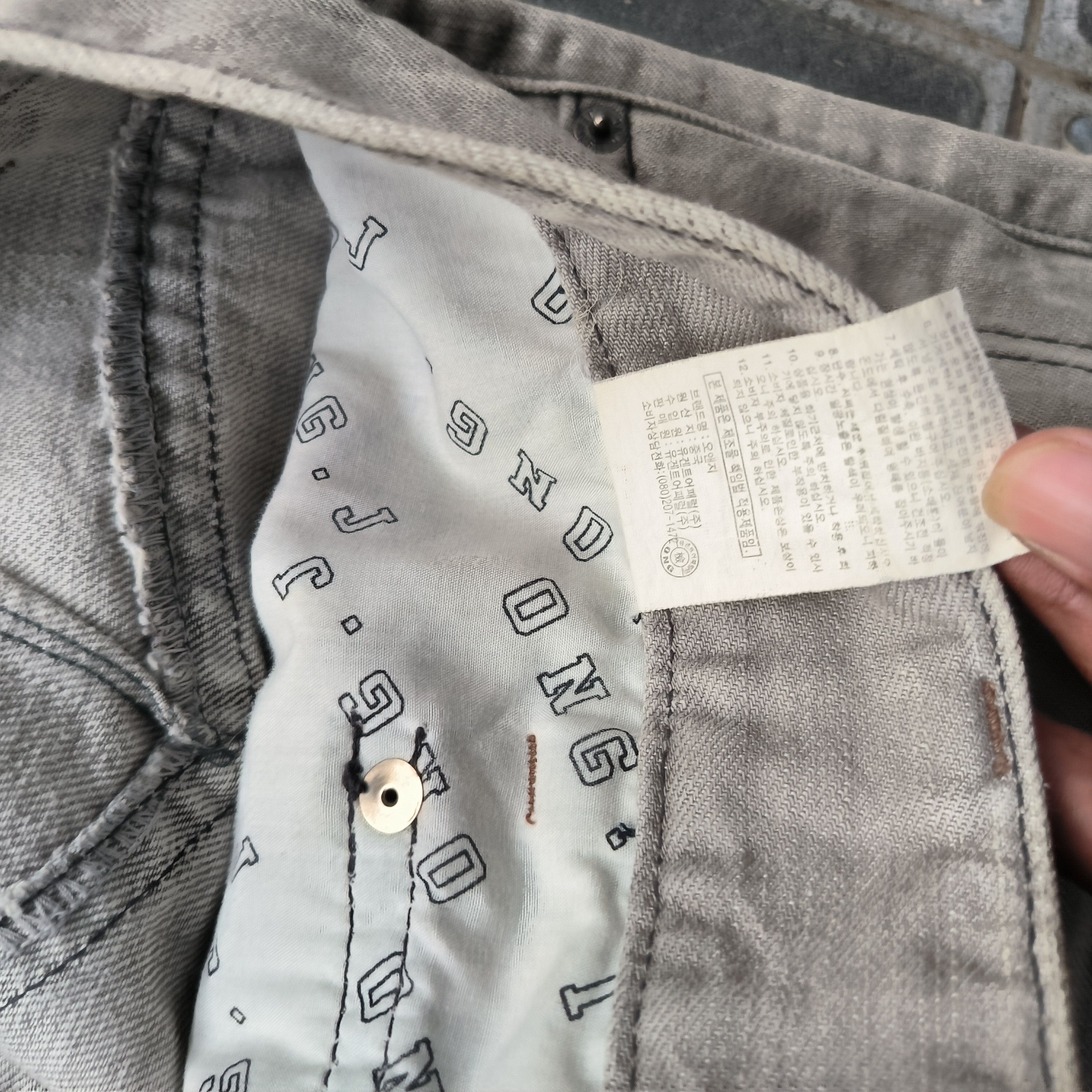 Japanese Brand Vintage 2000s ONG JEANS Size US 30 / EU 46 - 6 Thumbnail